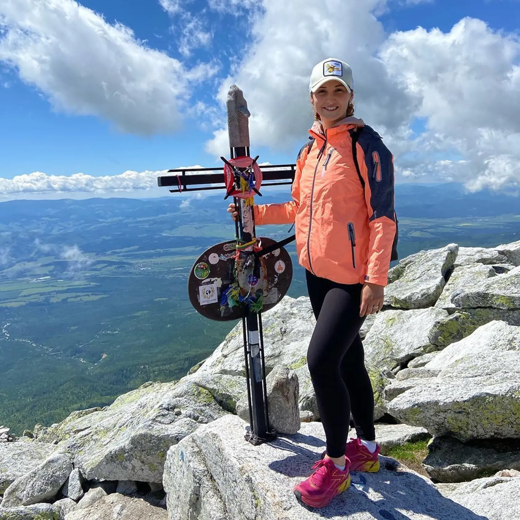 Kristína počas dovolenky v Tatrách vystúpila aj na Slavkovský štít.
