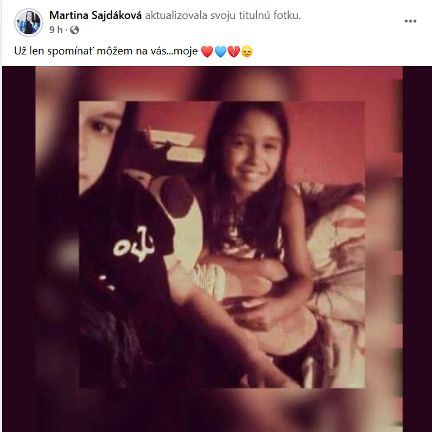 Mamina Martina si takto spomína na obe svoje dcérky