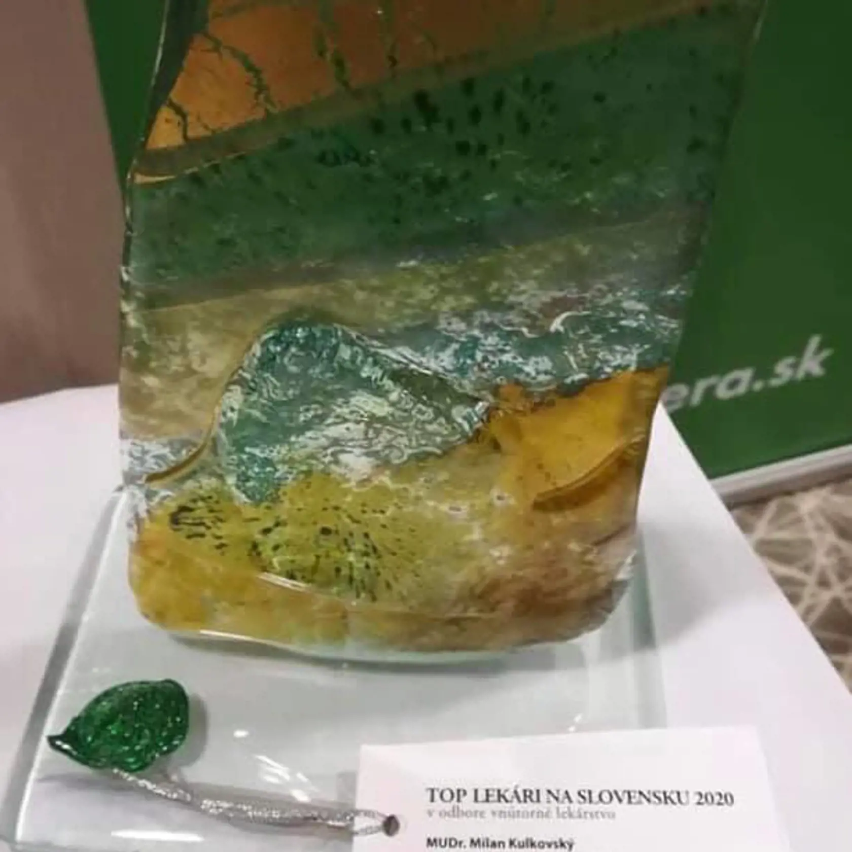 Milan Kulkovský získal ocenenie TOP LEKÁR Slovenska.