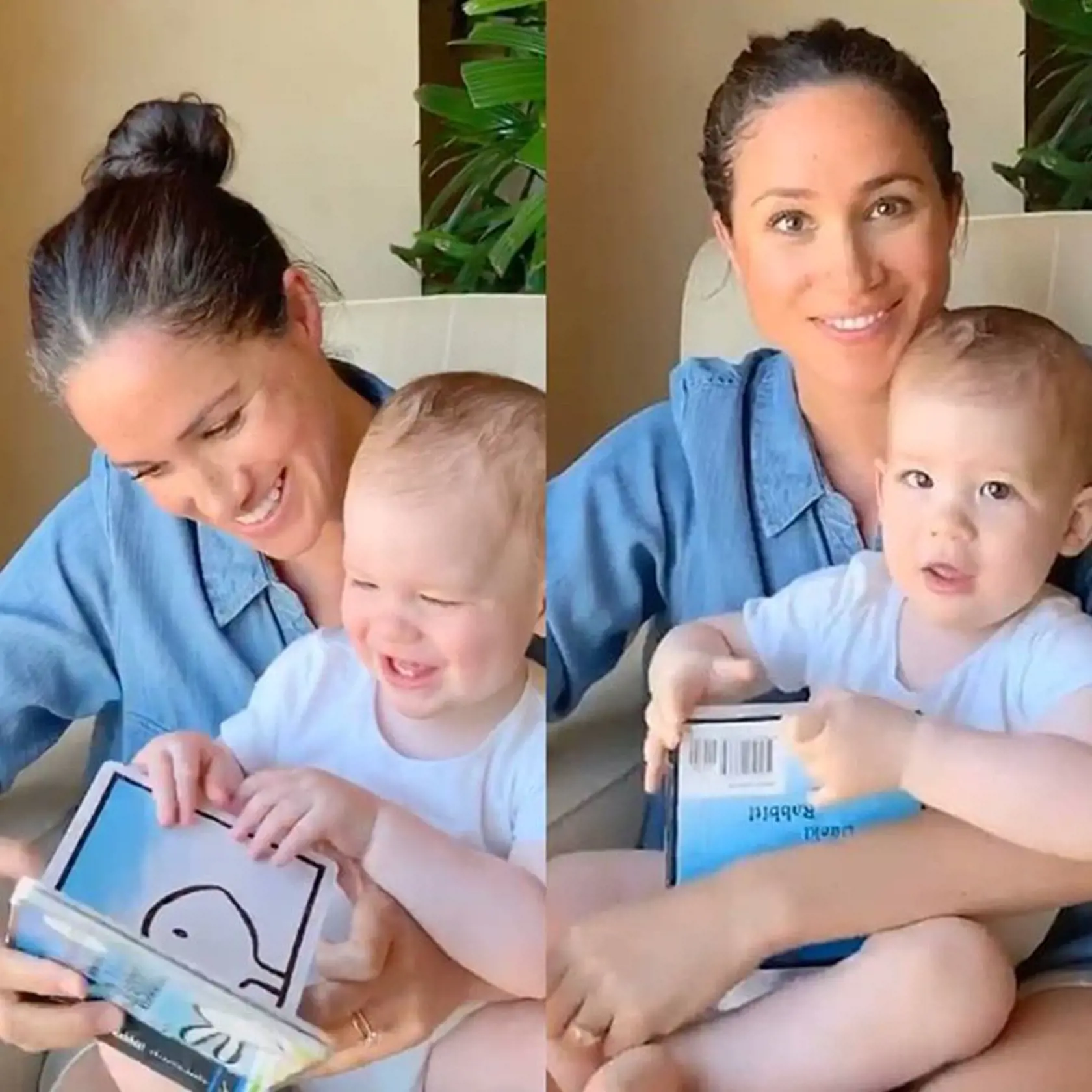 Merghan Markle so synom Archiem. Ten práve oslávil prvý rok.
