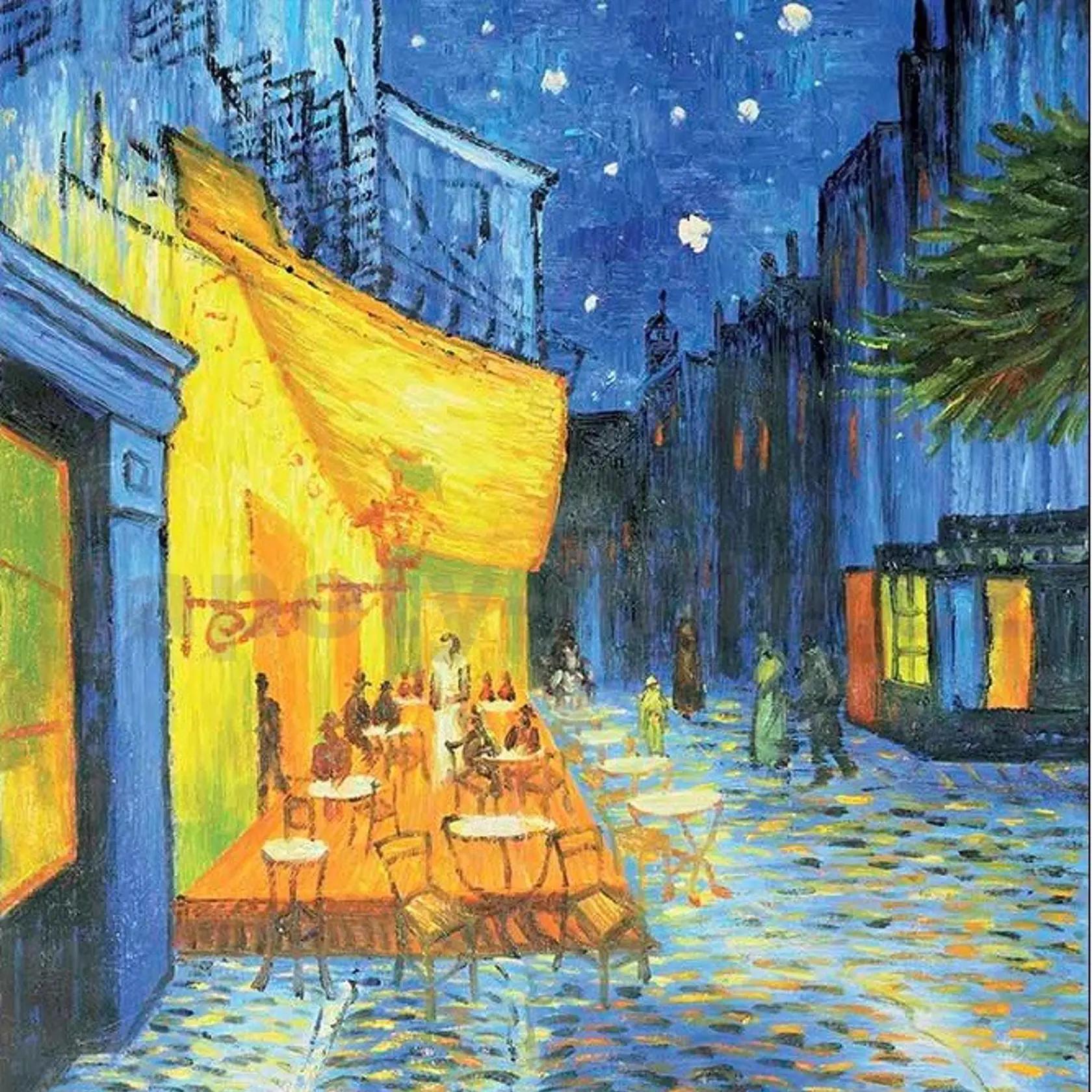 Terasa kaviarne v Arles.