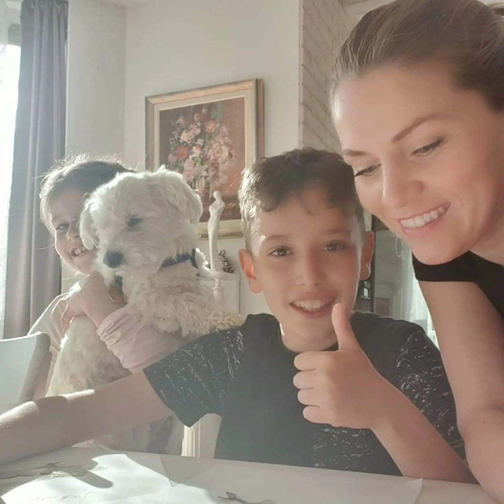 Počas karantény sa Erika Kandráčová (37) venuje svojim deťom, nedávno spolu vyrábali herbár.