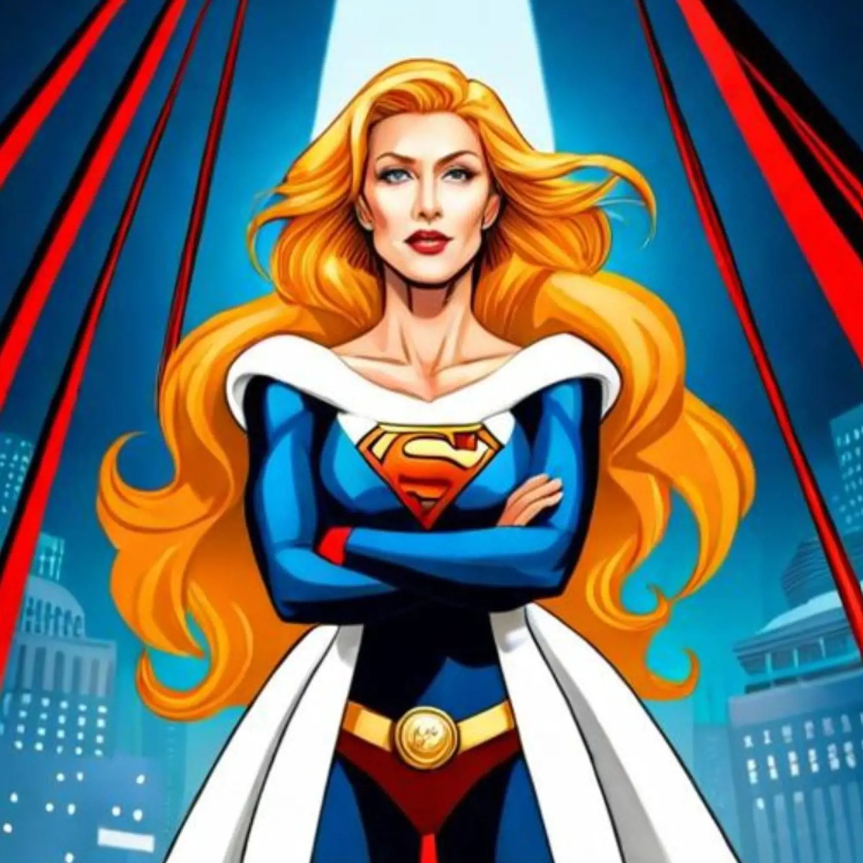 Takto by podľa umelej inteligencie vyzerala Zuzana Čaputová ako Superwoman.