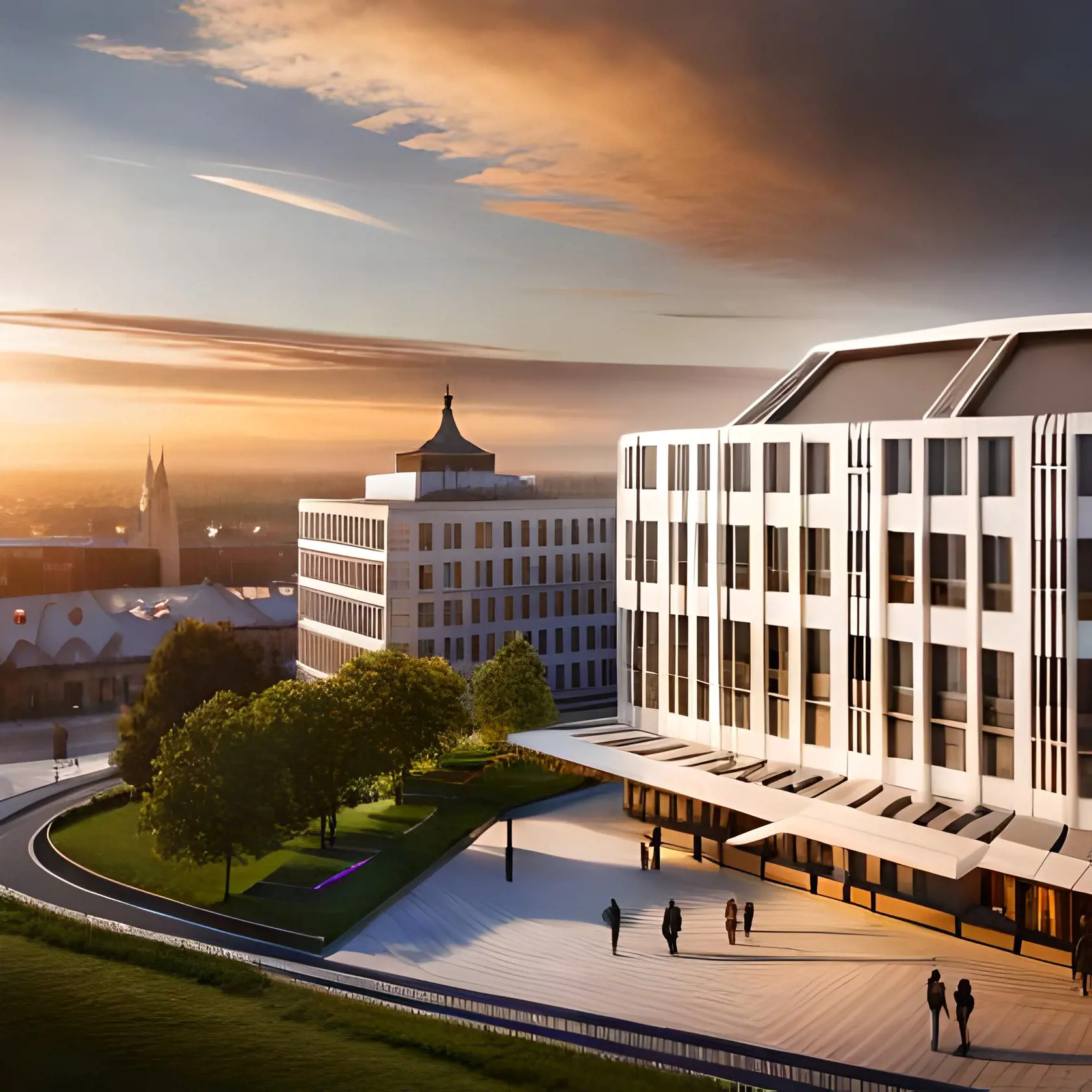 Takto by podľa umelej inteligencie mohla vyzerať Trnava v roku 3023.
