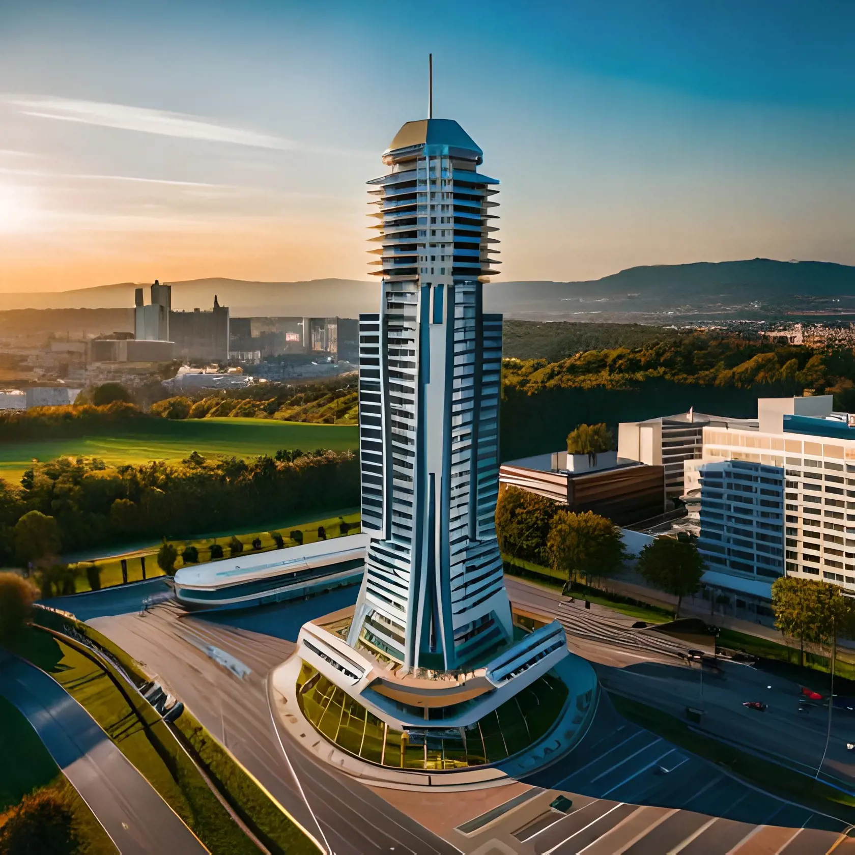 Takto by podľa umelej inteligencie mohla v roku 3023 vyzerať Nitra.