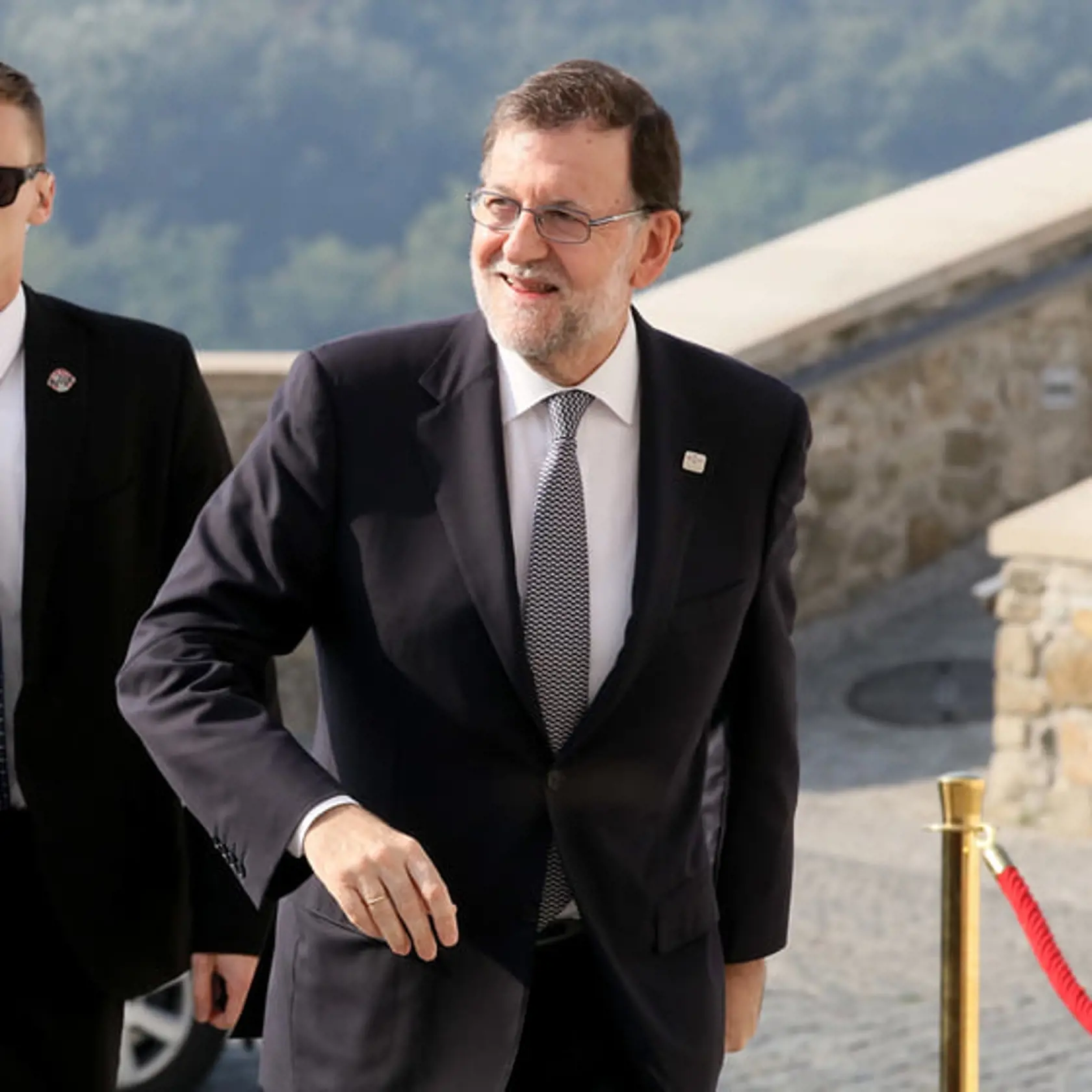 Španielsky premiér Mariano Rajoy si vychutnal ranný beh popri Dunaji.