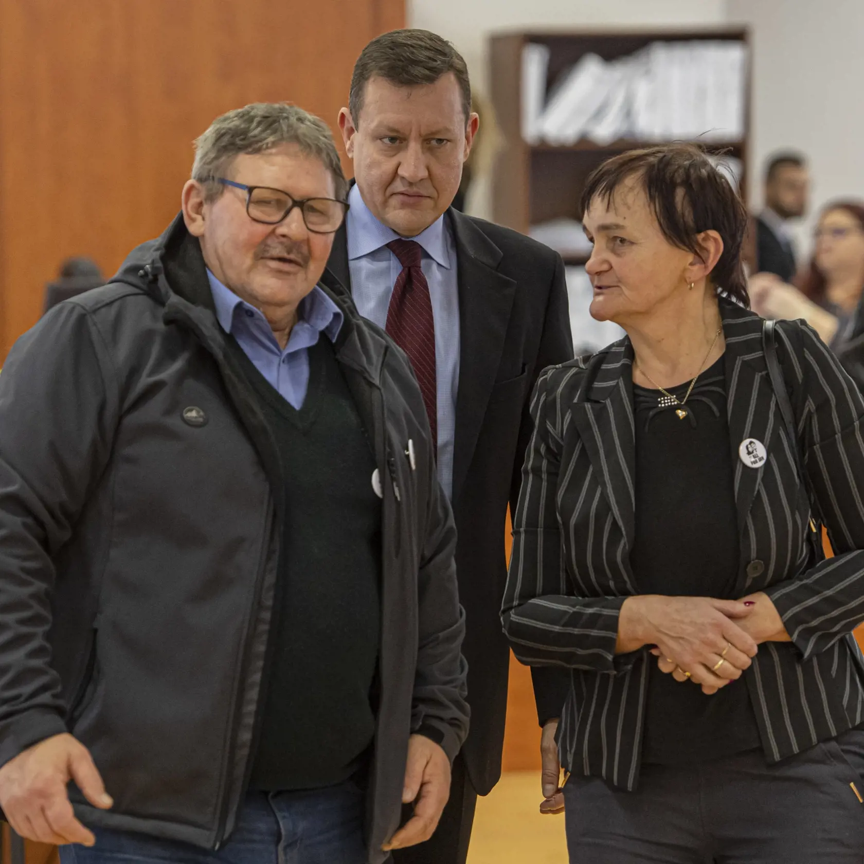 Hlavné pojednávanie v kauze vraždy novinára Jána Kuciaka a jeho družky Martiny Kušnírovej na Špecializovanom trestnom súde v Pezinku, 3. februára 2020. Na snímke splnomocnenec poškodených Jozefa Kuciaka a Jany Kuciakovej Daniel Lipšic. FOTO TASR - Michal Svítok
