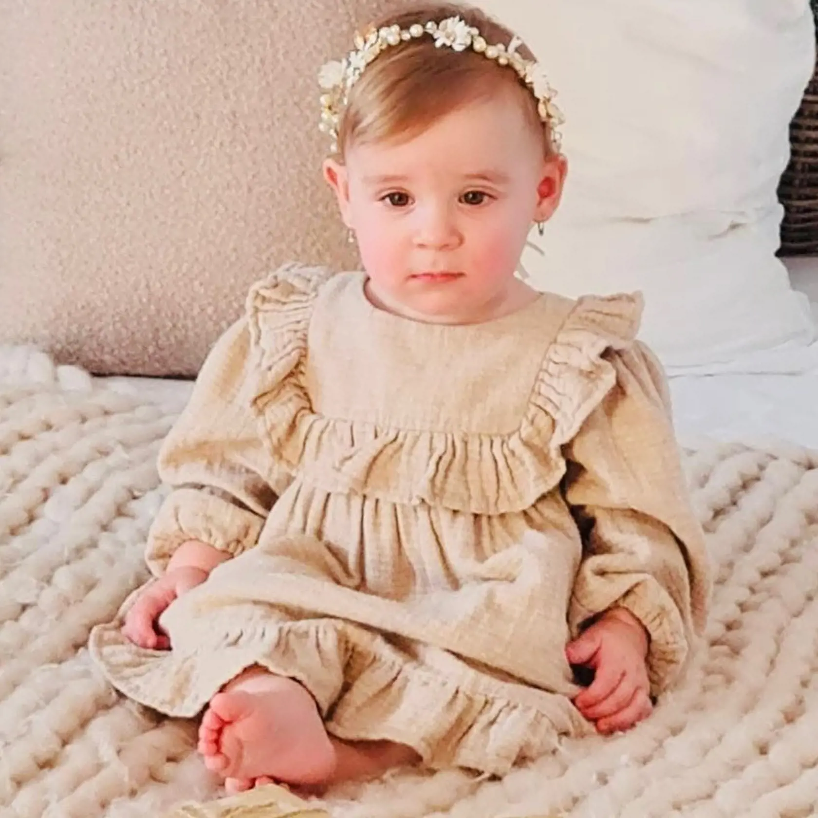 Dcéra Moniky Beňovej Lea vyzerá ako malá princeznička.