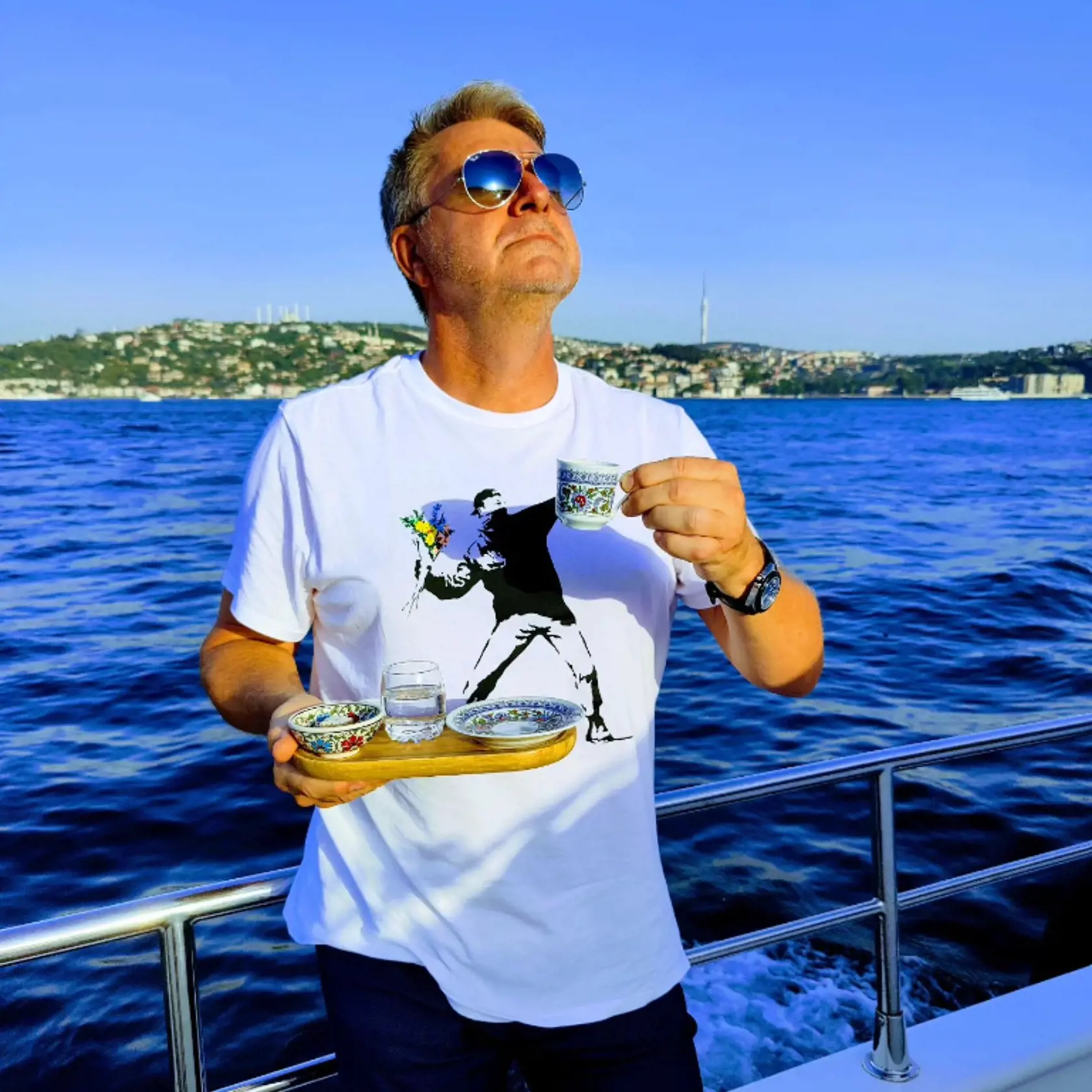 Peter počas dovolenky v Turecku.
