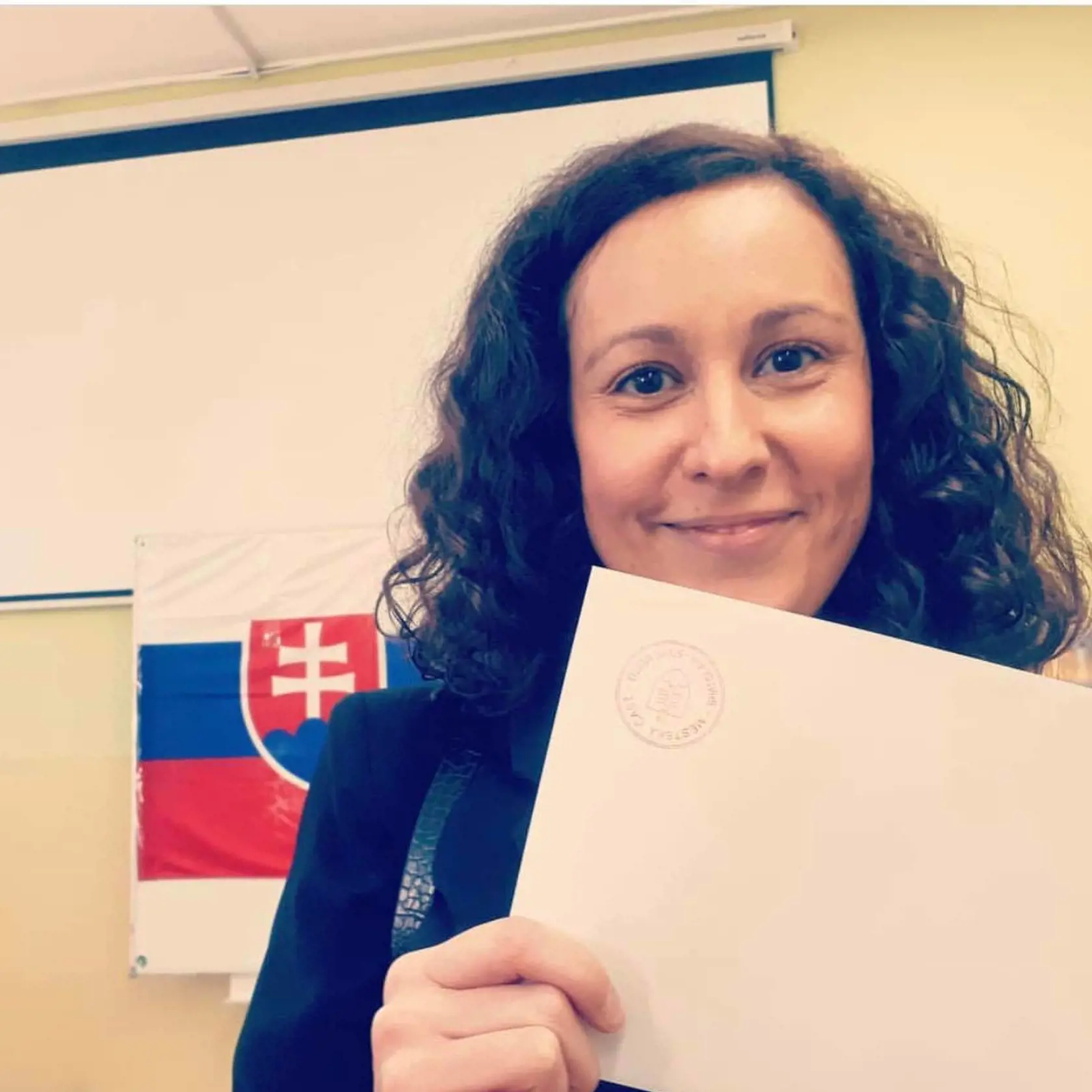 Gabriela Kajtárová. U divákov zabodovala.