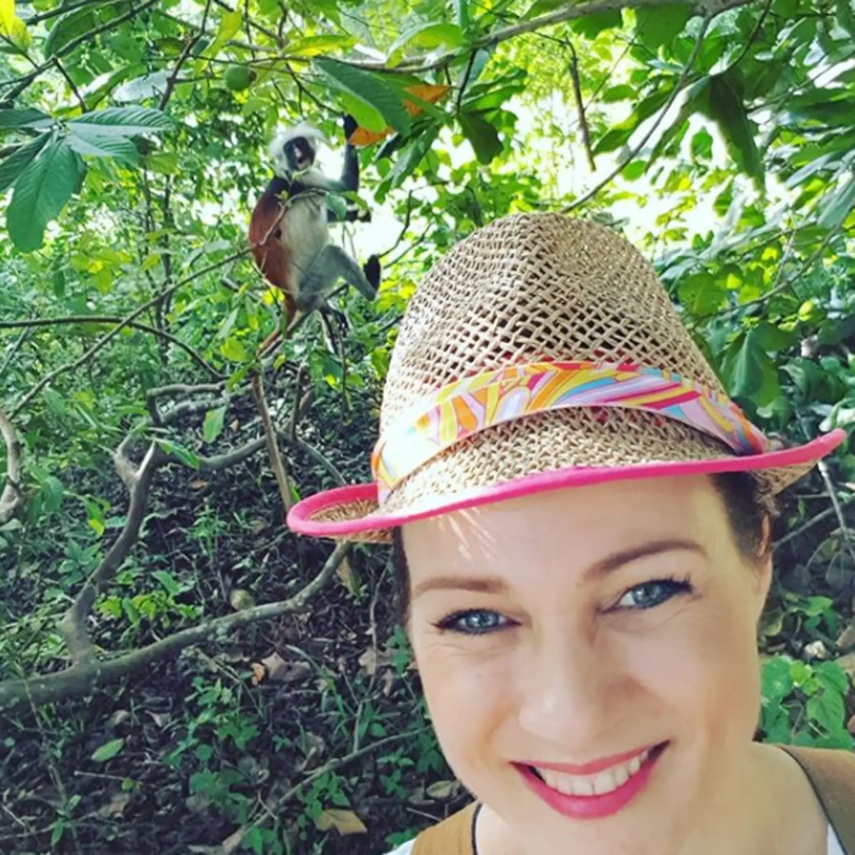 Adriana Poláková v Zanzibare.