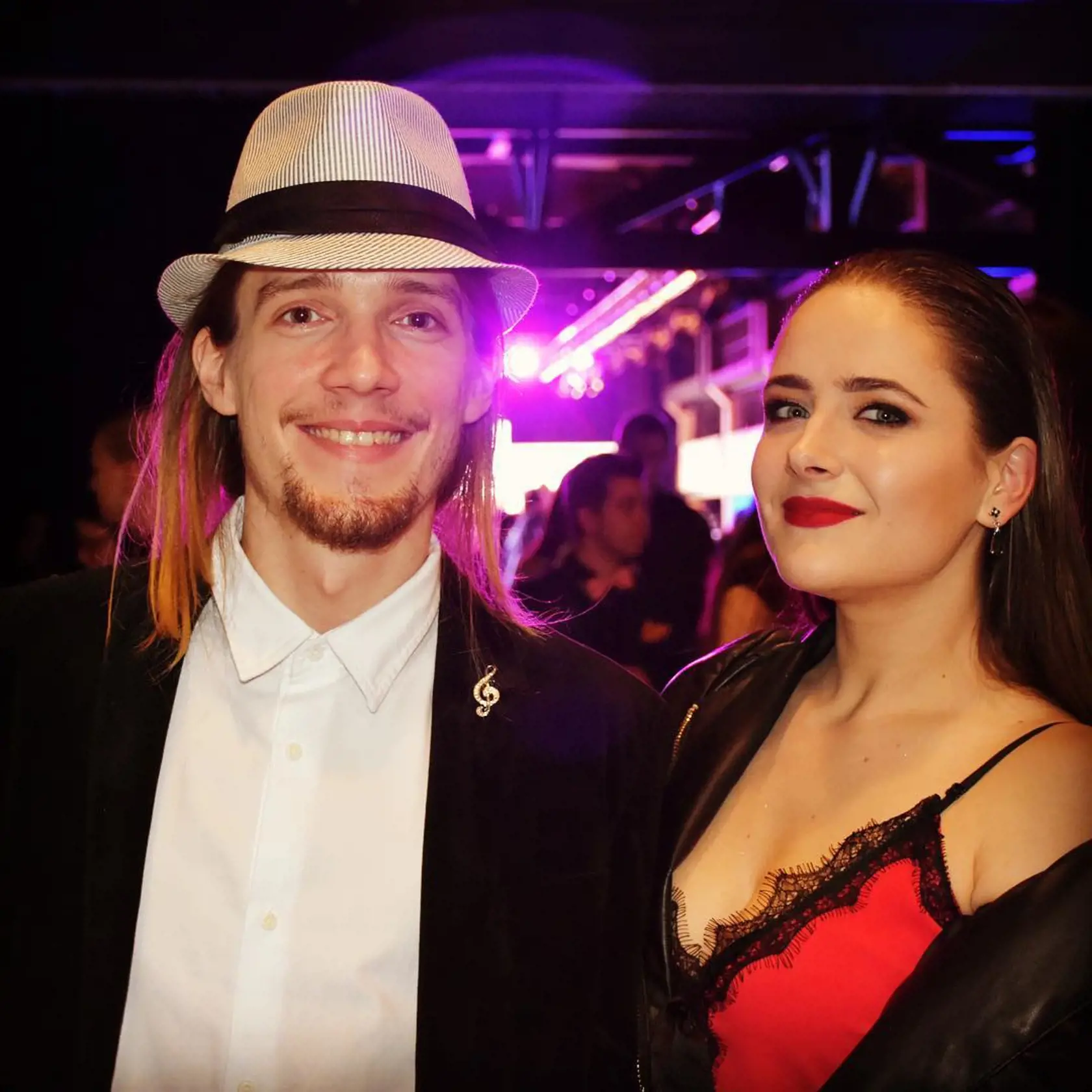 Vlado Železňák mladší s Natáliou Hatalovou.