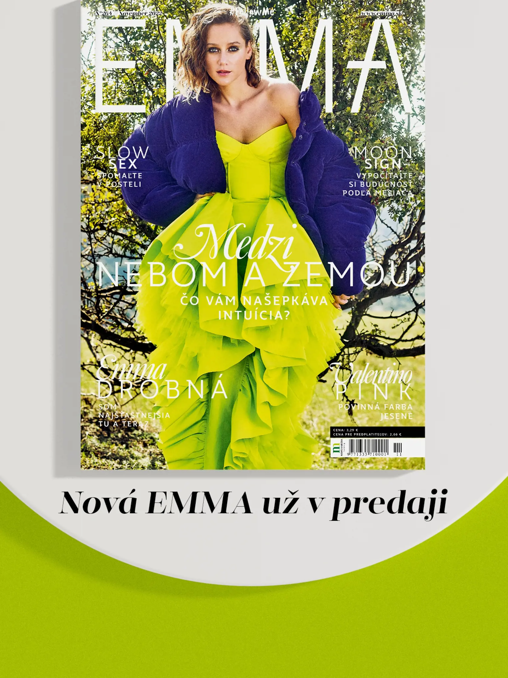 Nová EMMA na titulke s Emmou Drobnou je už v predaji!