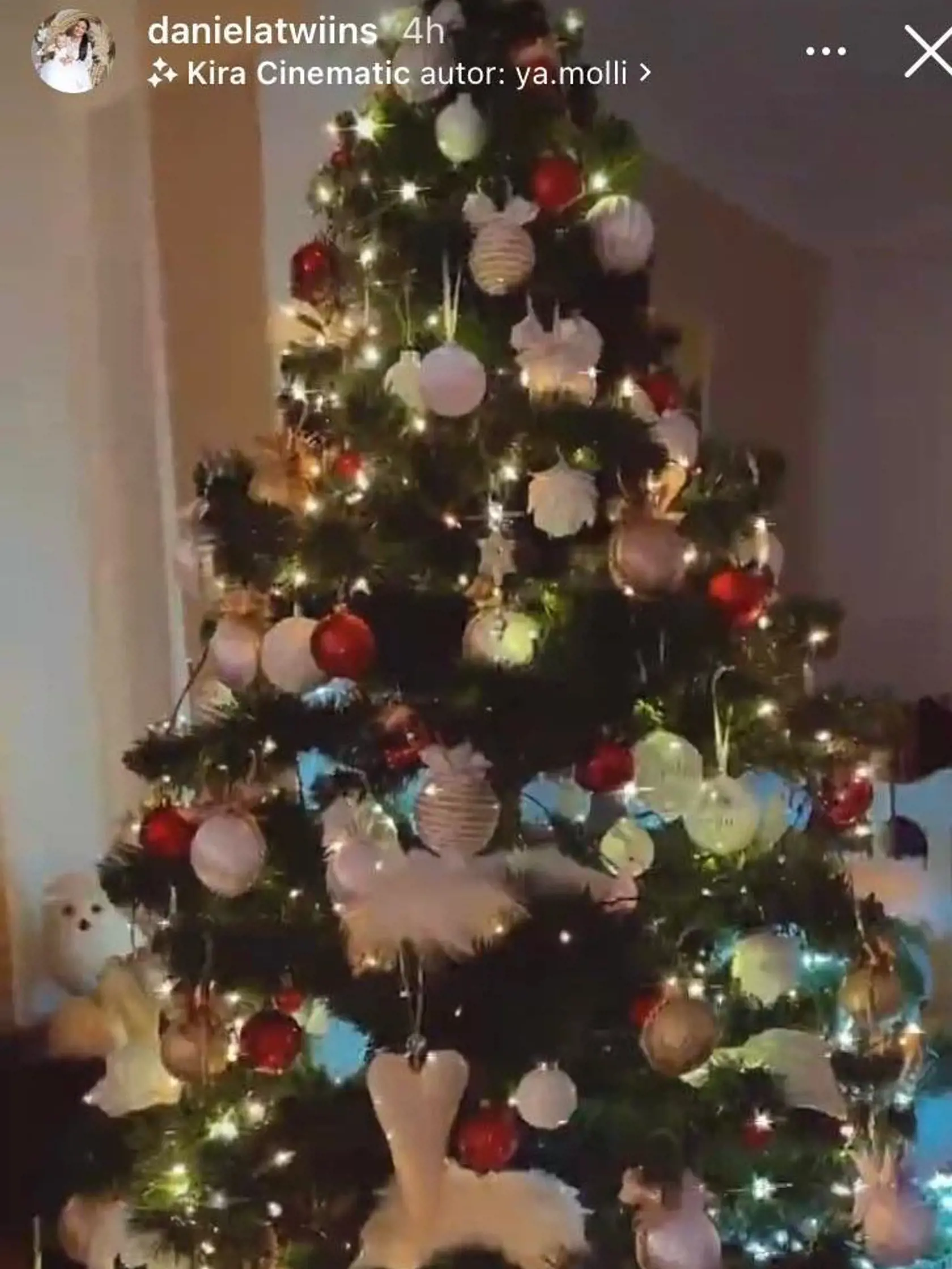 Vianočný stromček u twiinsky Daniely Nízlovej.