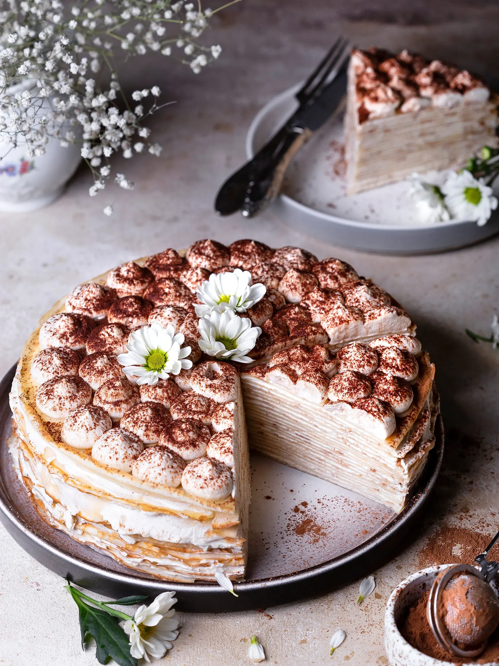 Tiramisu palacinková torta
