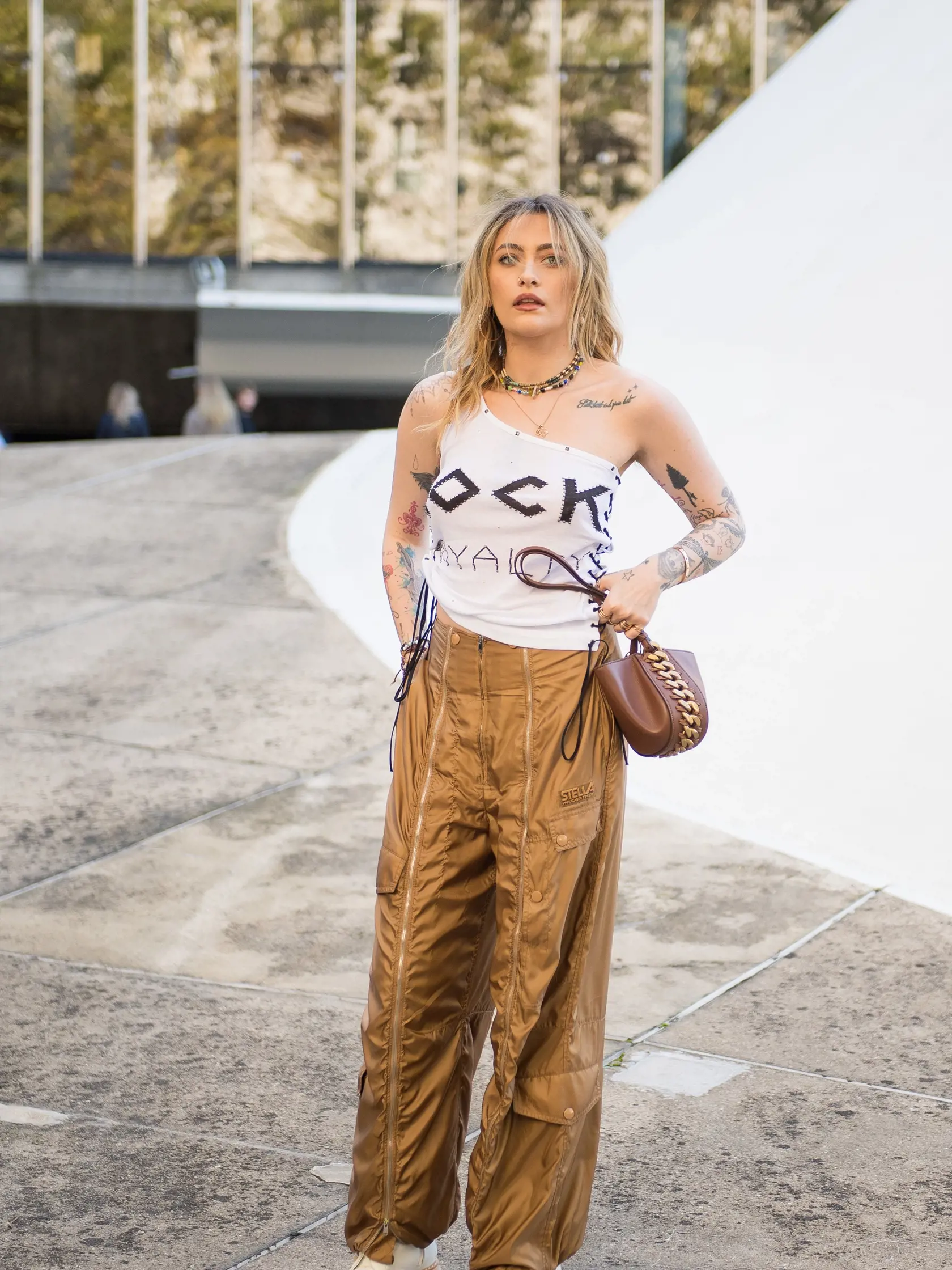 Paris Jackson v Paríži počas týždňa módy Paris Fashion Week.
