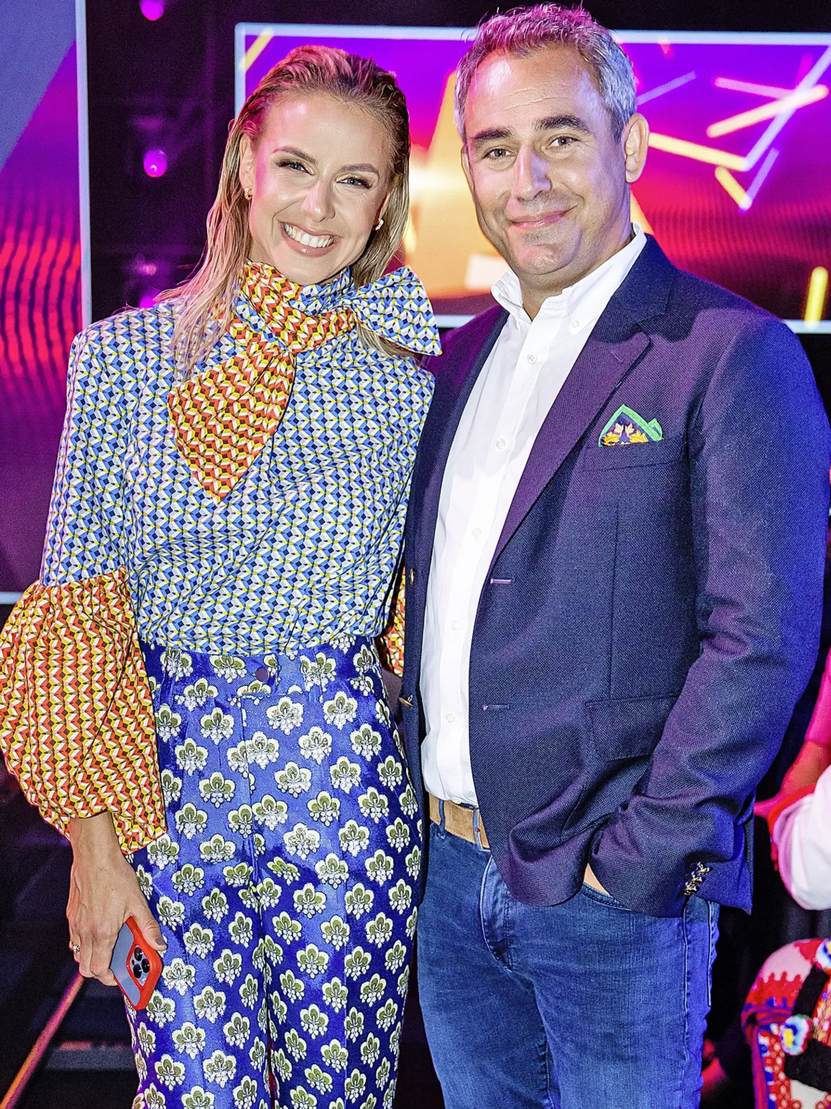 Galavečer Social Awards Slovakia "SOWA" v Bratislave. Na snímke Nela Pocisková a Filip Tůma.