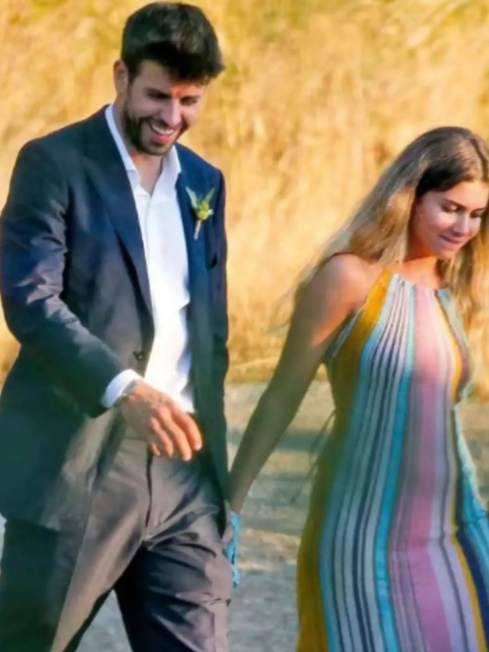 Piqué vzal milenku na svadbu.