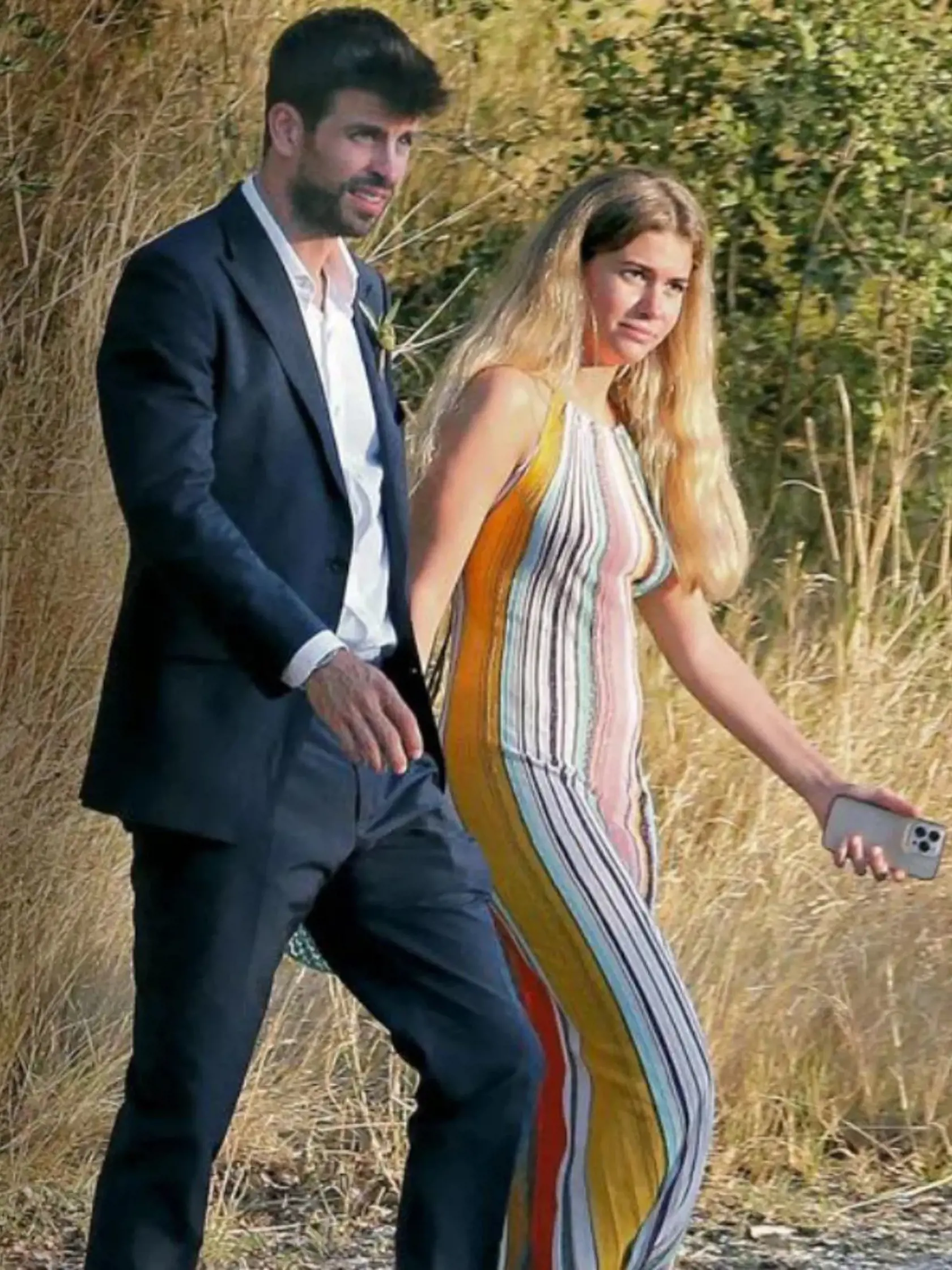 Piqué vzal milenku na svadbu.