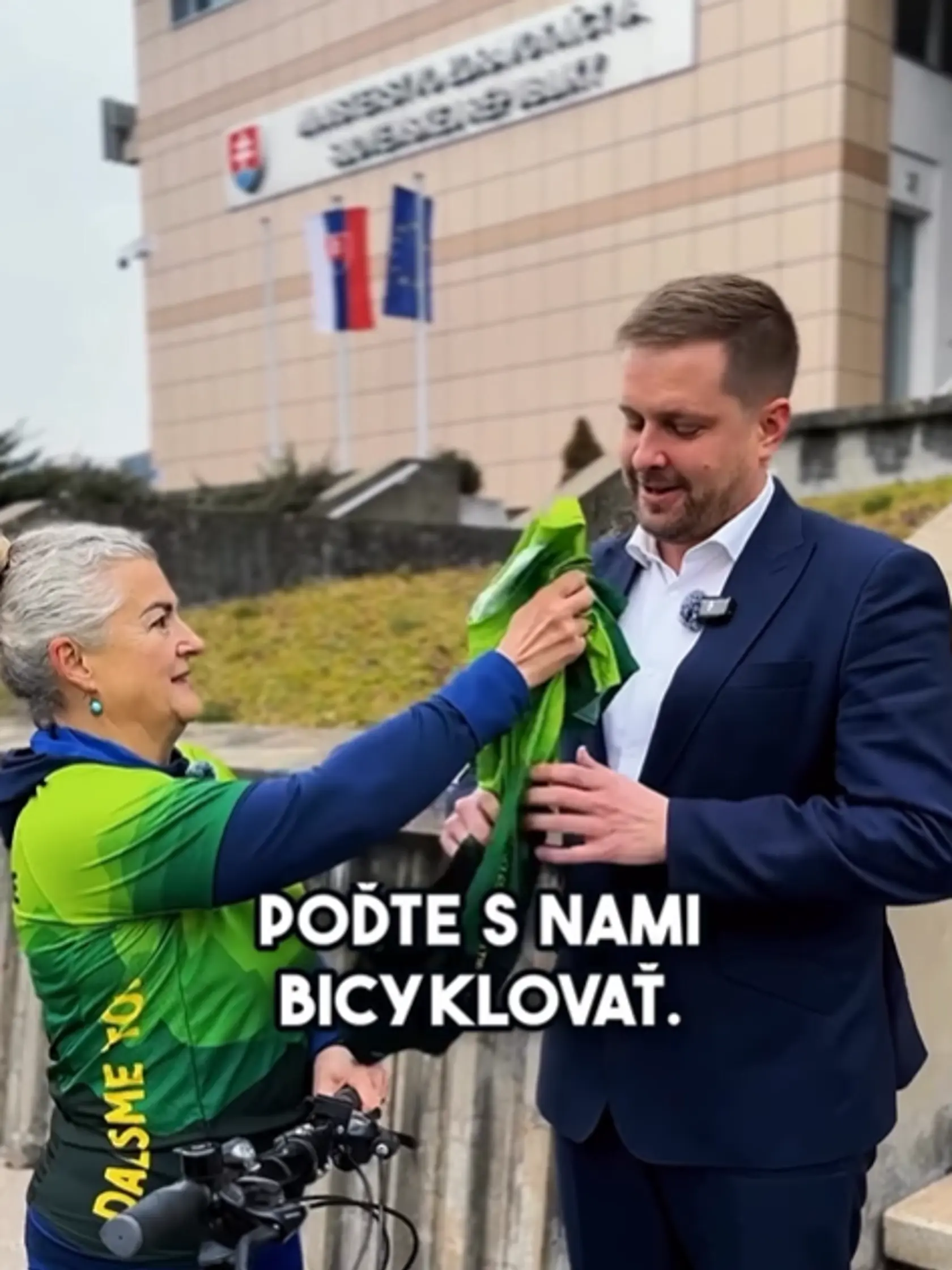 Kamil Šaško je pripravený na cyklotrasu Od tatier k Dunaju.