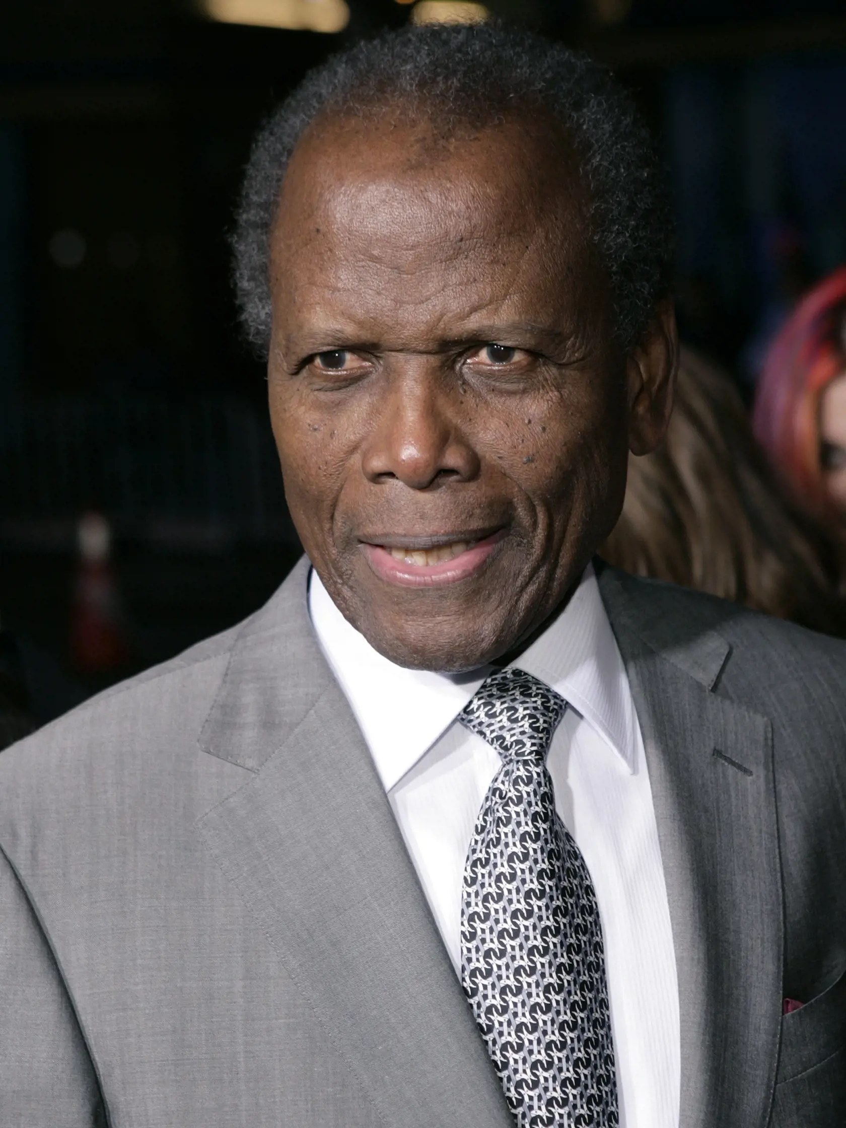 Herec Sidney Poitier  prichádza 26. marca 2007 v Los Angeles na premiéru filmu Grindhouse. TASR/AP