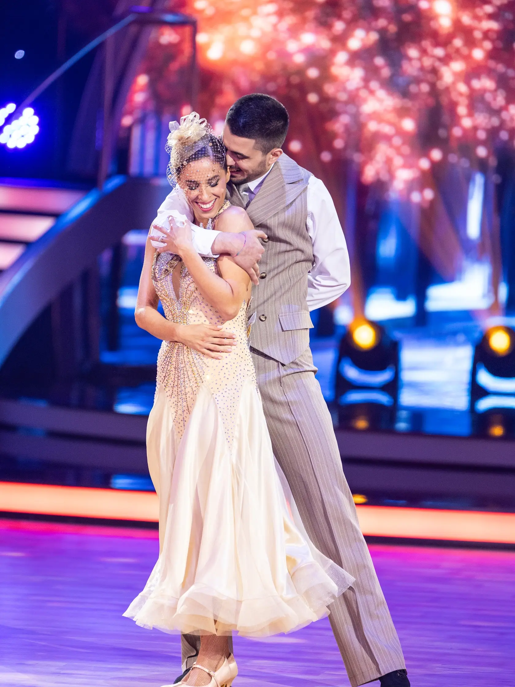 Na snímke Zuzana Porubjaková a Jaroslav Ihring počas šiesteho kola Let's dance 2025.