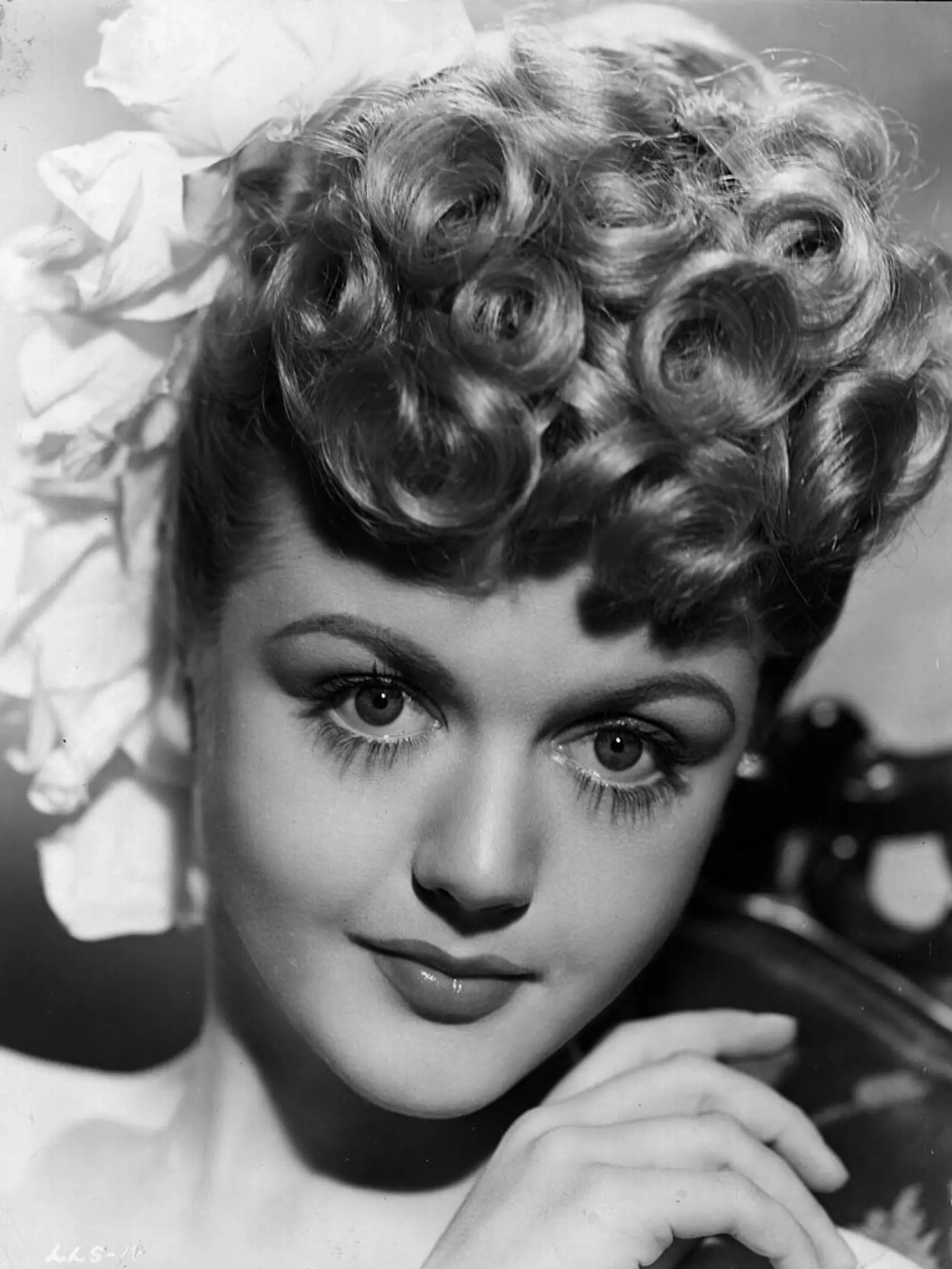 Herečka Angela Lansbury v mladosti.