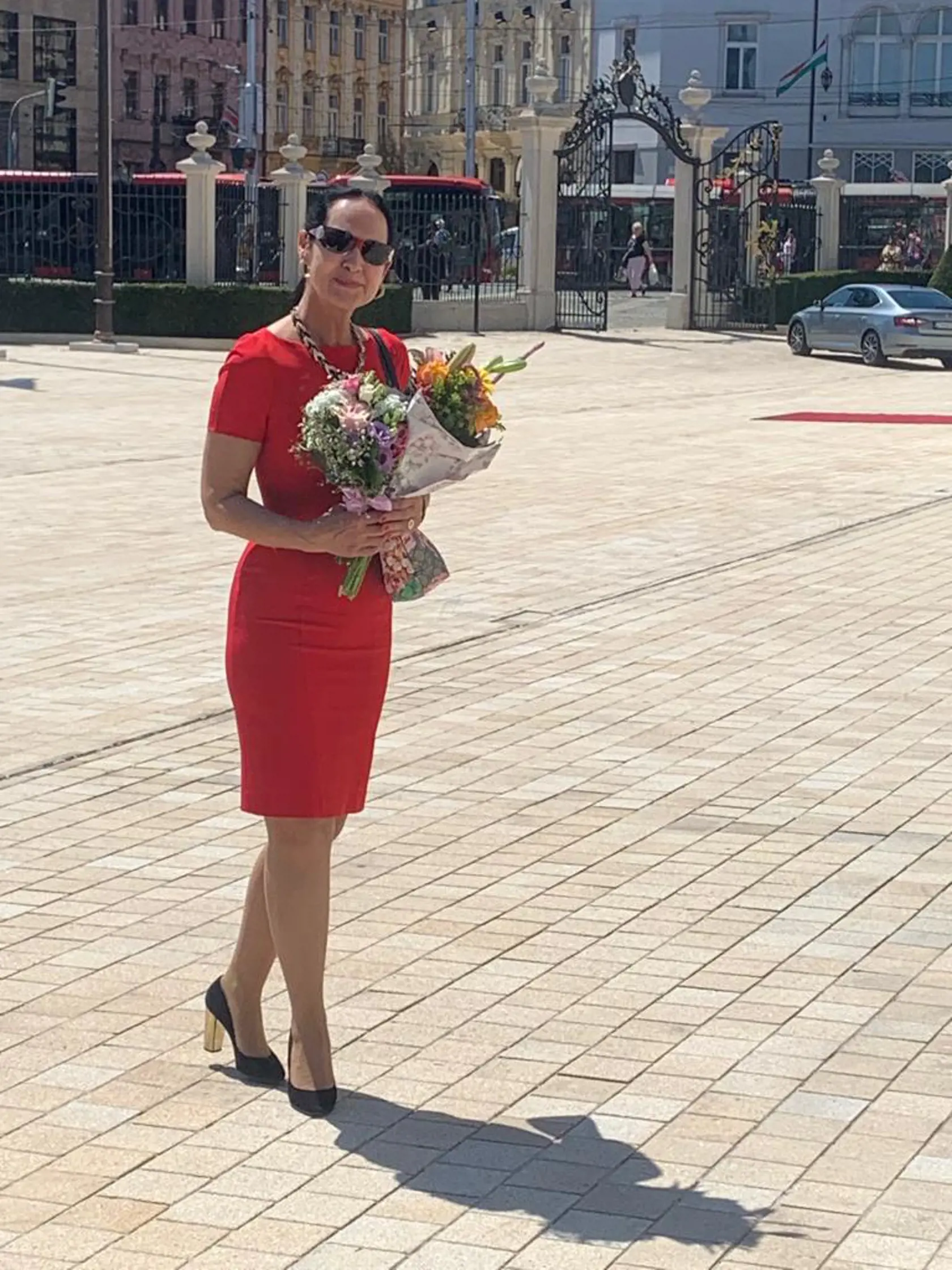 Lucia Kurilovská po slávnostnom vymenovaní za rektorku Akadémie PZ.