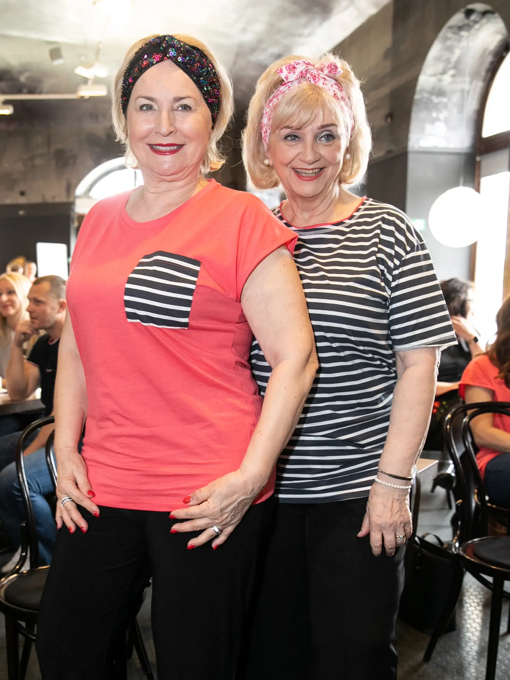 Tlačová konferencia Avon, pred každoročným pochodom za zdravé prsia. na fotke Nora Beňačková, Ada Straková