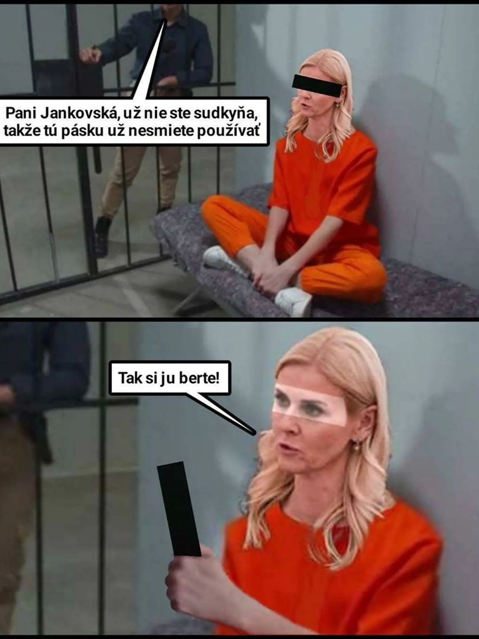 páska cez oči
