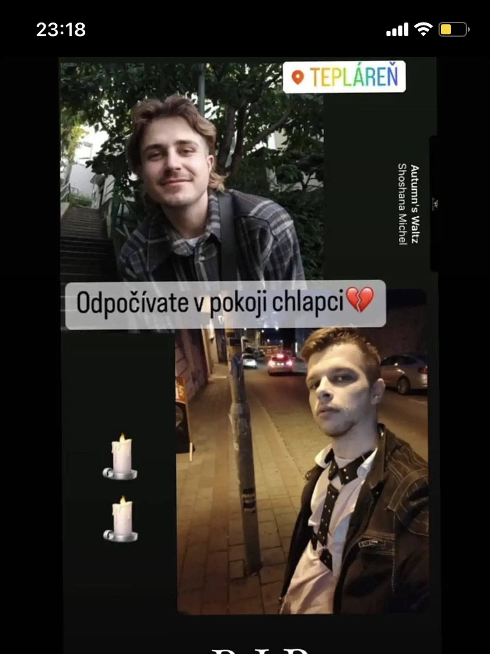 Dvaja muži, ktorí prišli o život v starom meste