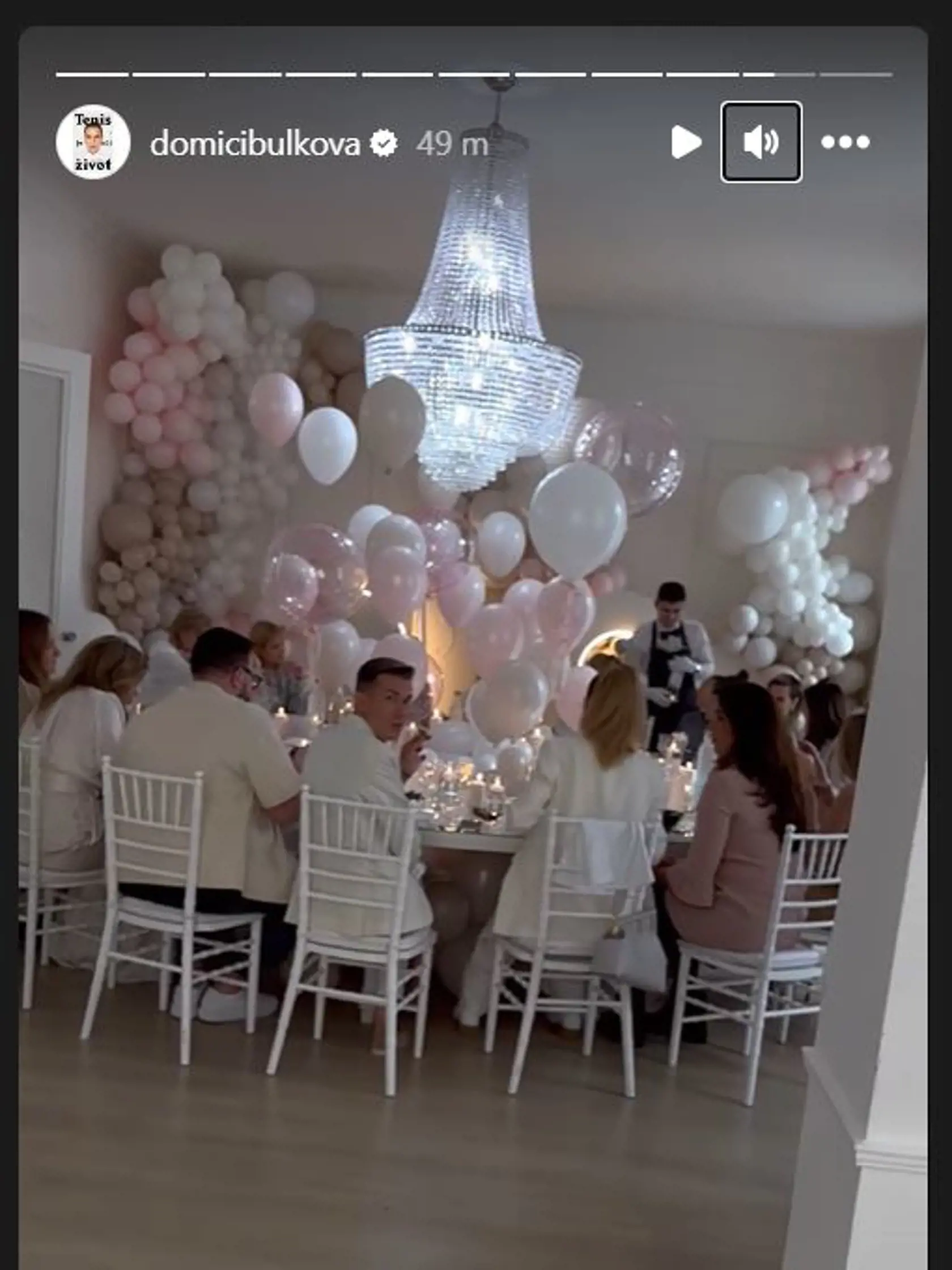 Dominika Cibulková na instagrame ukázala zábery z baby showeru pred druhým pôrodom.