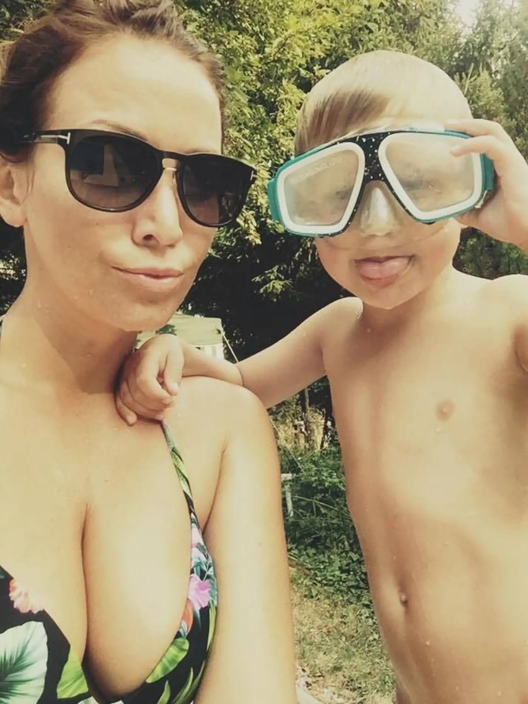 Agáta Prachařová so synom Kryšpínom Dopitom.