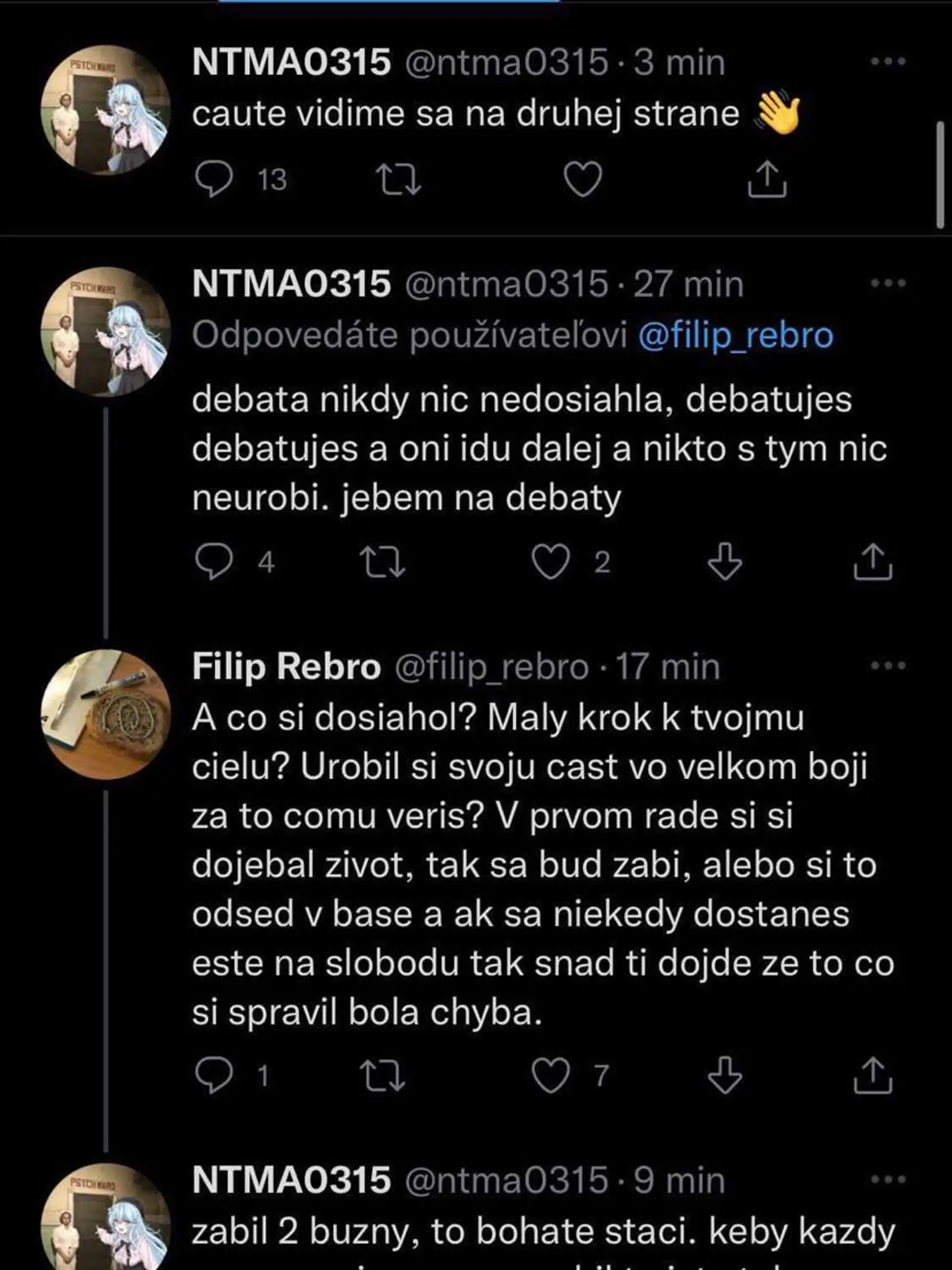 Jeho vyjadrenia po vražední naháňajú hrôzu.