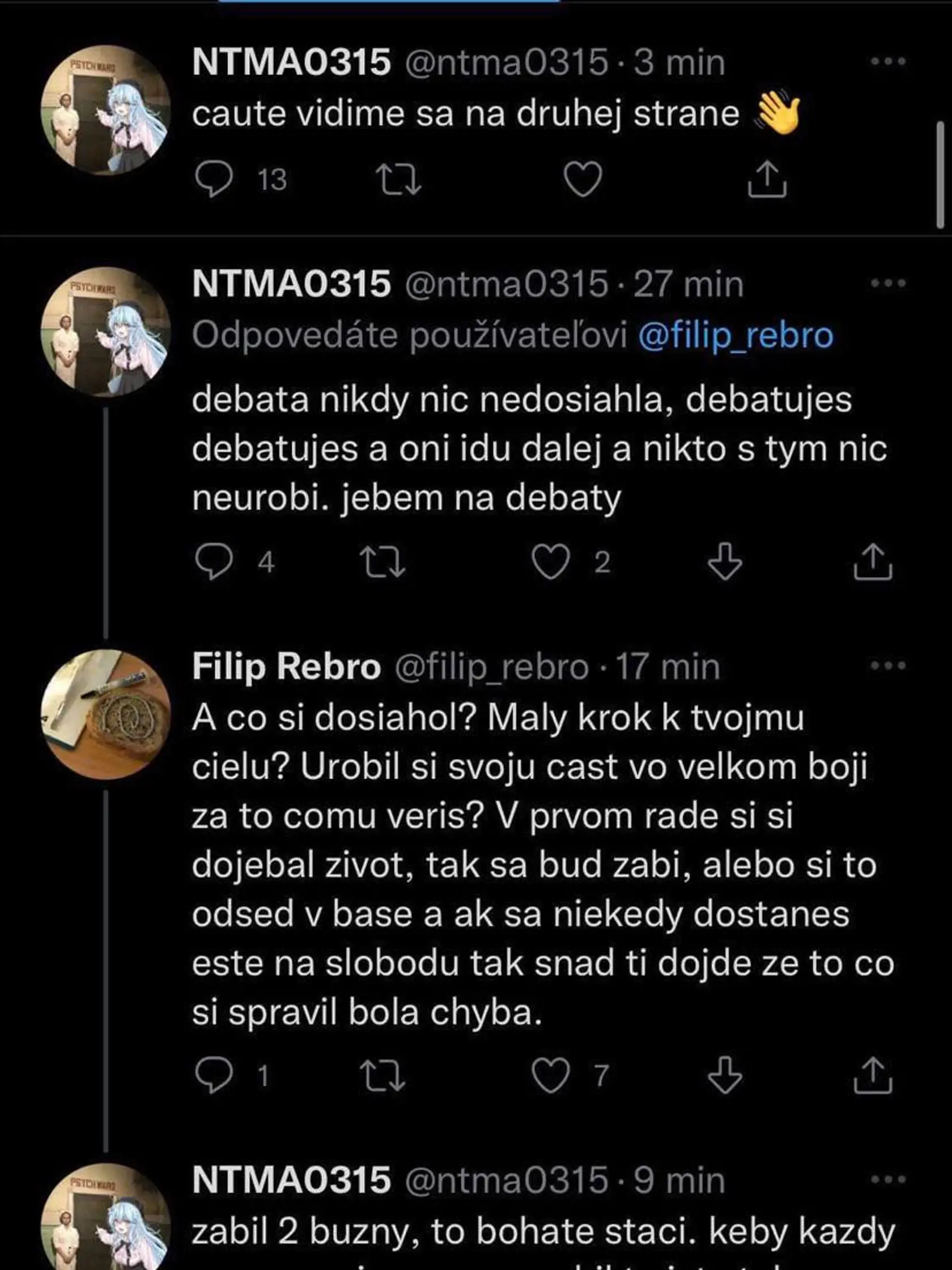 Posledný príspevok napísal tesne pred polnocou. Ráno ho našli mŕtveho.