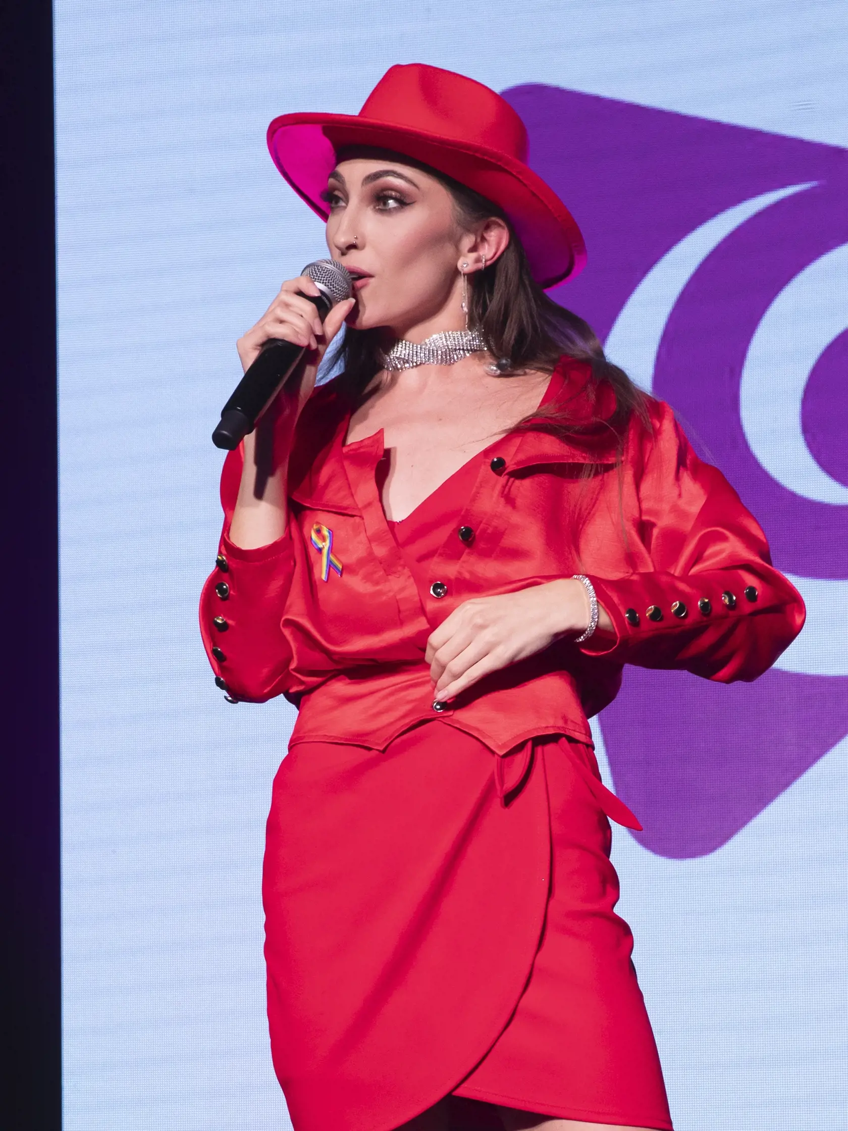 JOJ play párty - ktorú televízia JOJ usporiadala pri príležitosti spustenia streamovacej videoslužby JOJ play. Na snímke je Barbora Hazuchová.
