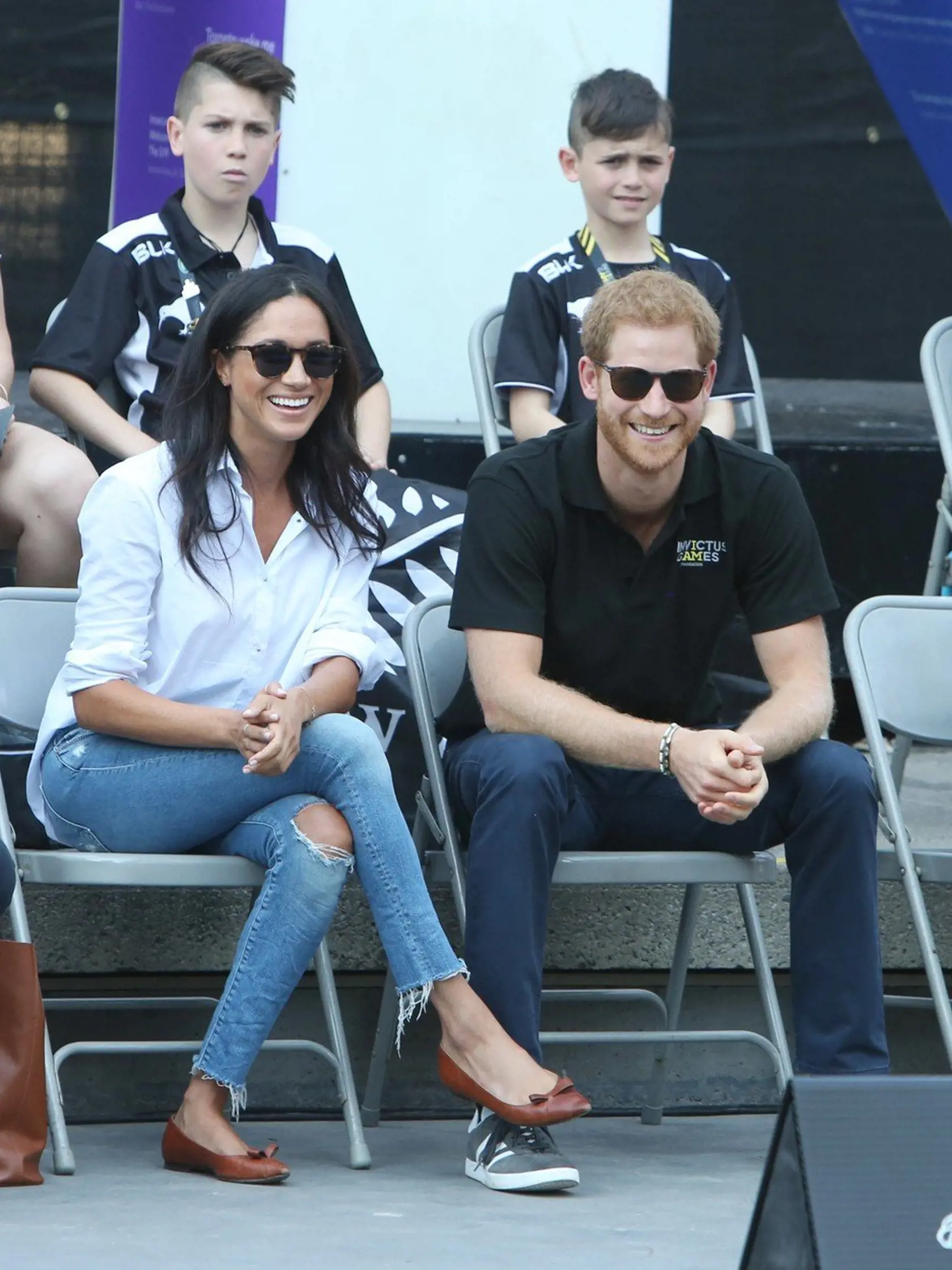 Prince Harry and Meghan Markle attend the Tennis together at the Invictus Games in Toronto, Canada.  Pictured: Prince Harry and Meghan Markle, Image: 350478873, License: Rights-managed, Restrictions: -CAN, Model Release: no, Credit line: Profimedia, Splash