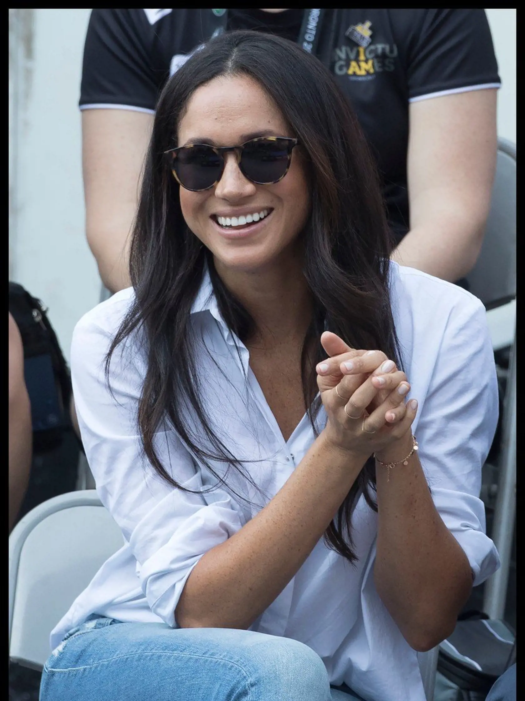 September 25, 2017 - Toronto, Canada - Prince Harry and Meghan Markle officially announced their engagement today at Kensington Palace today. Image licensed to i-Images Picture Agency. 25/09/2017. Toronto, Canada. Prince Harry and Meghan Markle watch the  wheelchair tennis on day three of the Invictus Games in Toronto, Canada., Image: 350496255, License: Rights-managed, Restrictions: * China, France, Italy, Spain, Taiwan and UK Rights OUT *, Model Release: no, Credit line: Profimedia, Zuma Press