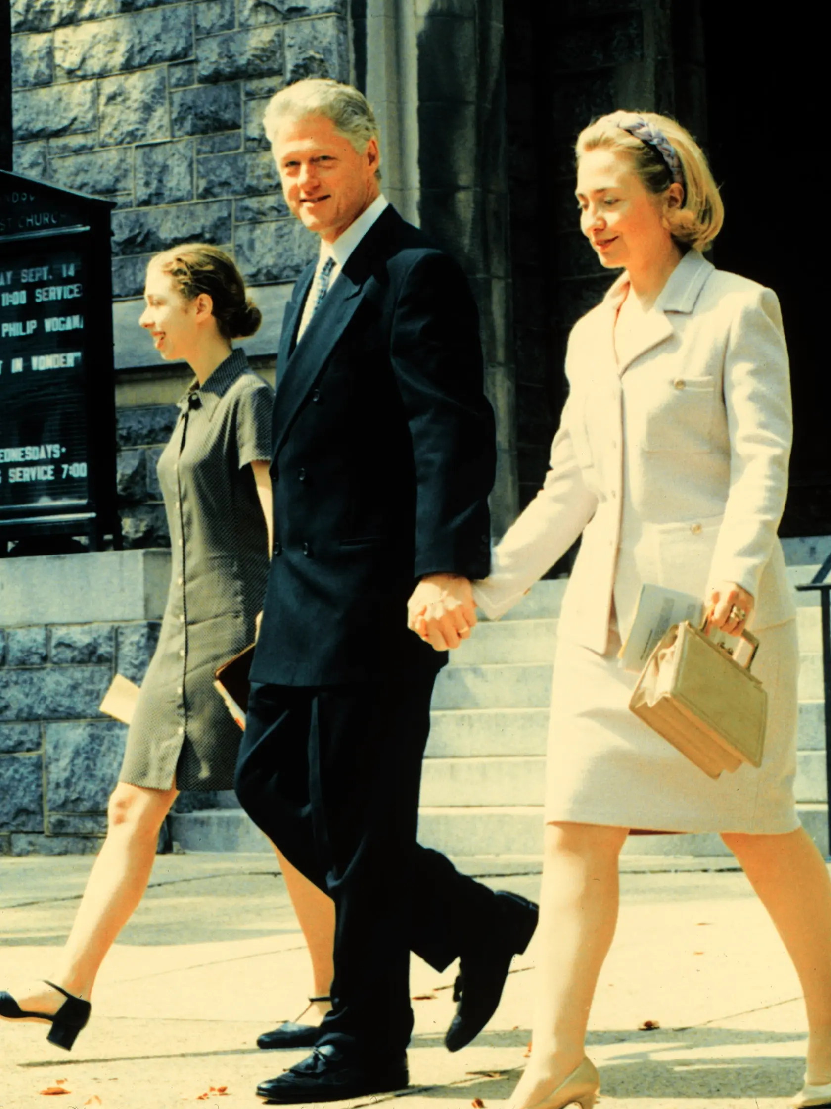 Clintonovci v roku 2004
