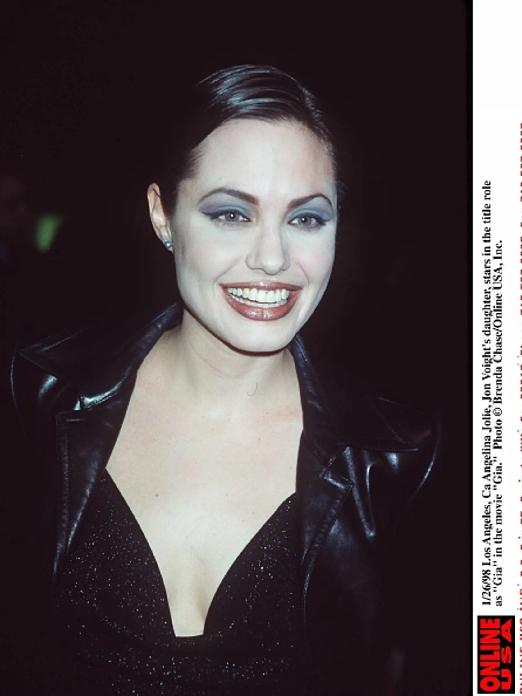 Angelina Jolie v roku 1998.