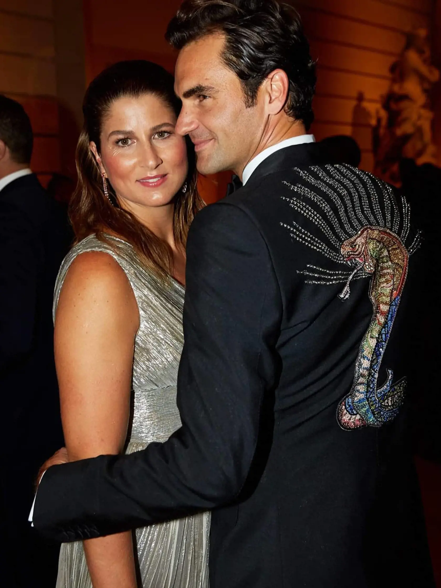 Mirka Federerová a Roger Federer