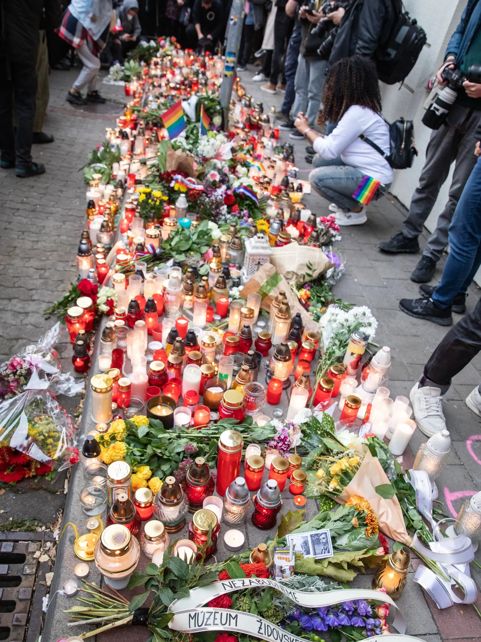 Na snímke je pochod za odsúdenie nenávisti proti LGBTI, ktorý nadväzuje na nedávne nešťastné udalosti na Zámockej ulici. Na pochode vyjadrili tisíce ľudí rešpekt voči homosexuálne orientovaným ľudom a vystúpili tiež niektorí politici, vrátane Eduarda Hegera a Zuzany Čaputovej.