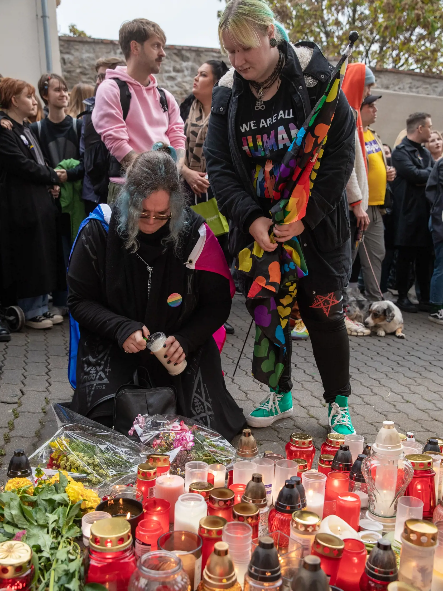 Na snímke je pochod za odsúdenie nenávisti proti LGBTI, ktorý nadväzuje na nedávne nešťastné udalosti na Zámockej ulici. Na pochode vyjadrili tisíce ľudí rešpekt voči homosexuálne orientovaným ľudom a vystúpili tiež niektorí politici, vrátane Eduarda Hegera a Zuzany Čaputovej.