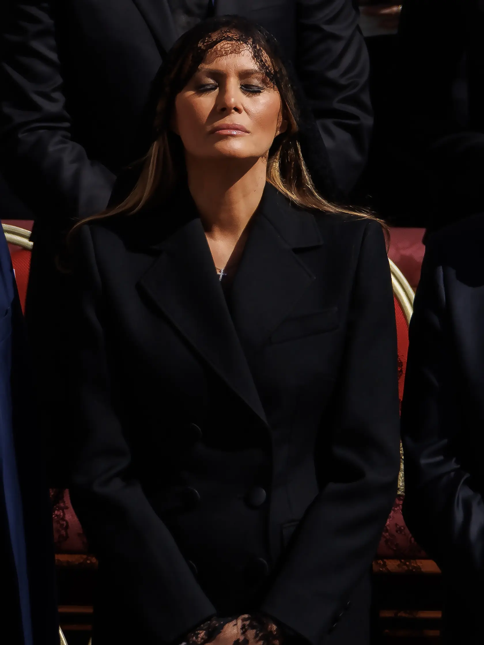 Trump s Melaniou na pohrebe pápeža Františka.