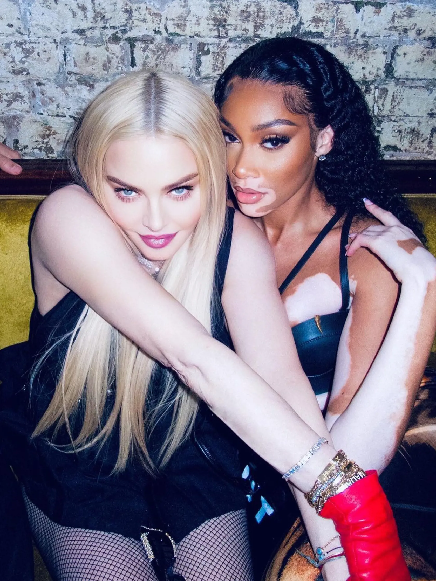 Madonna s modelkou Winnie Harlow.