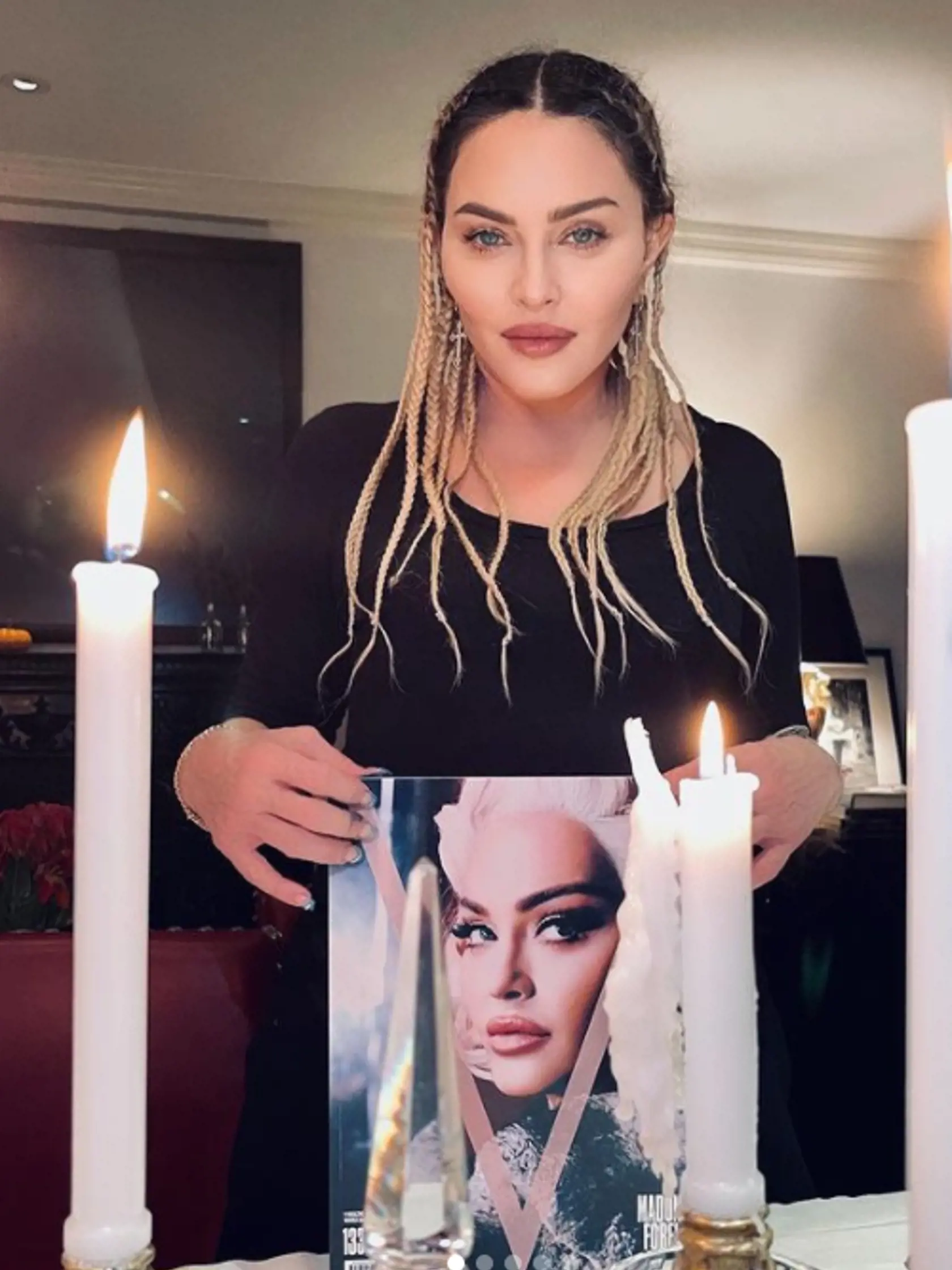 Madonna je na fotkách krásna.
