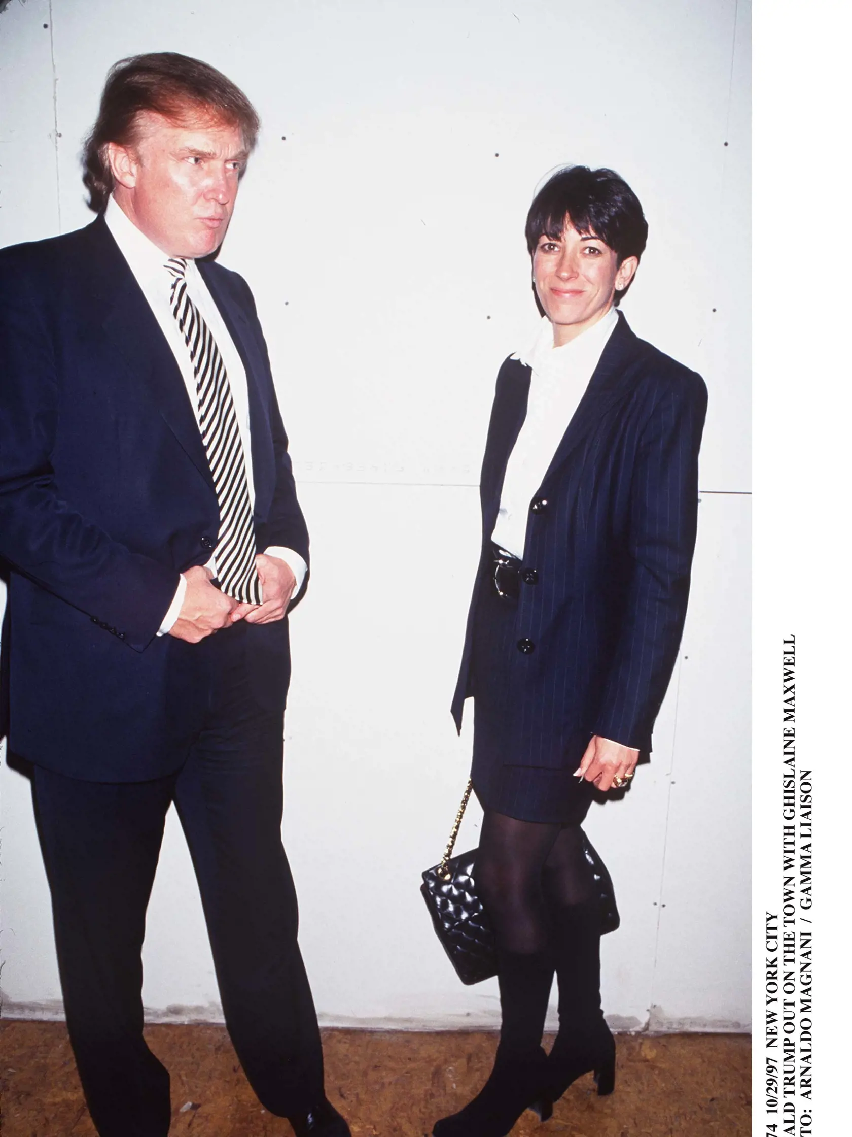 Donald Trump a Ghislaine Maxwell.