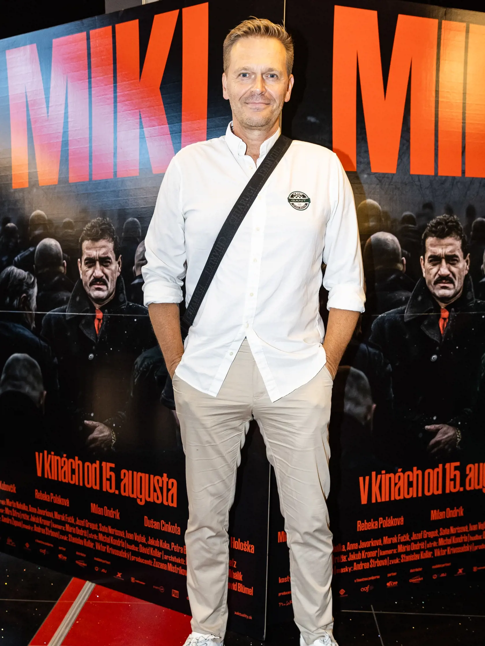 Premiéra filmu “MIKI” v Bratislave. Na snímke Martin Nikodým.