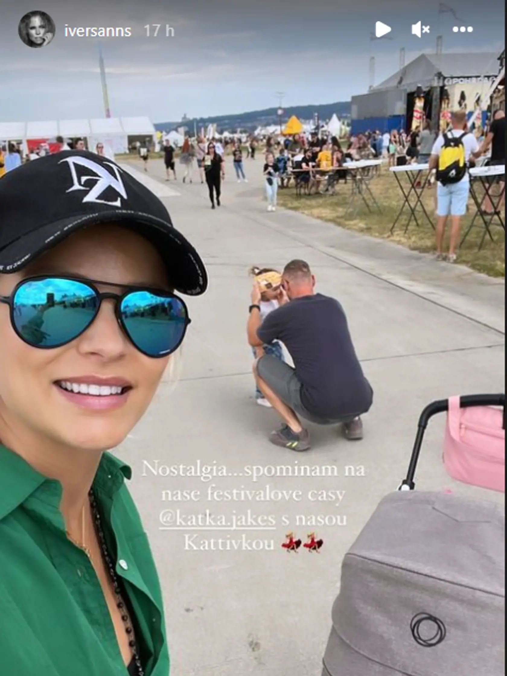 Gáboríkovci prišli celá rodina aj s kočiarom a ich len pár mesačnou dcérkou Leiou.