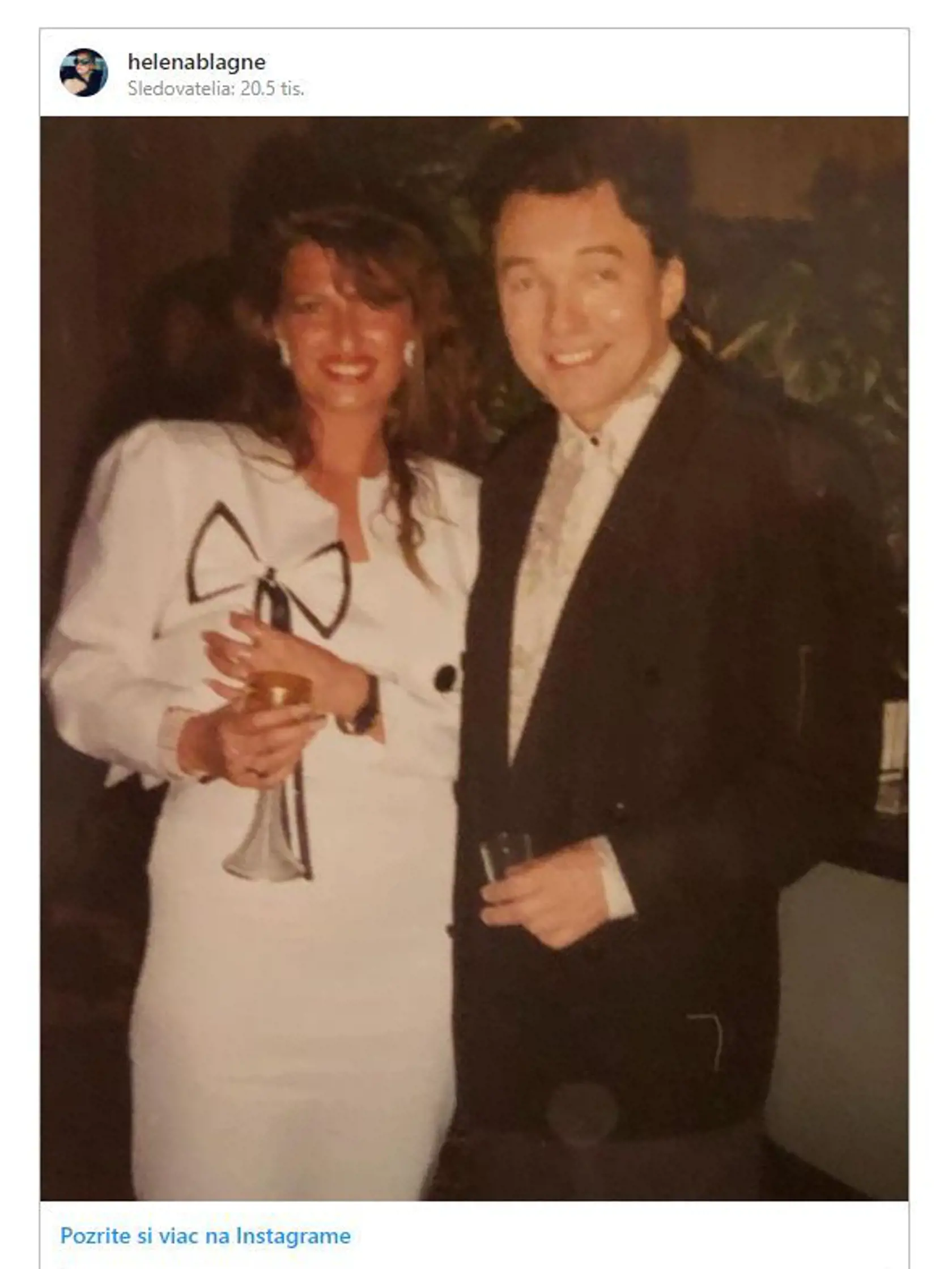 Helena Blagne, Karel Gott